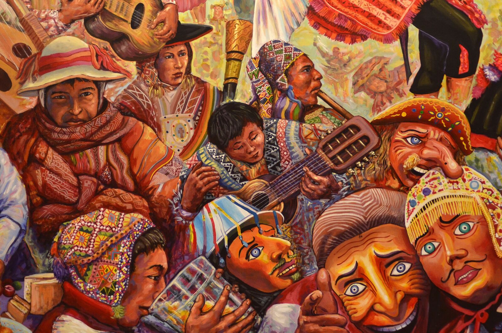 Nikon D7000 sample photo. Peru, cusco, painting photography