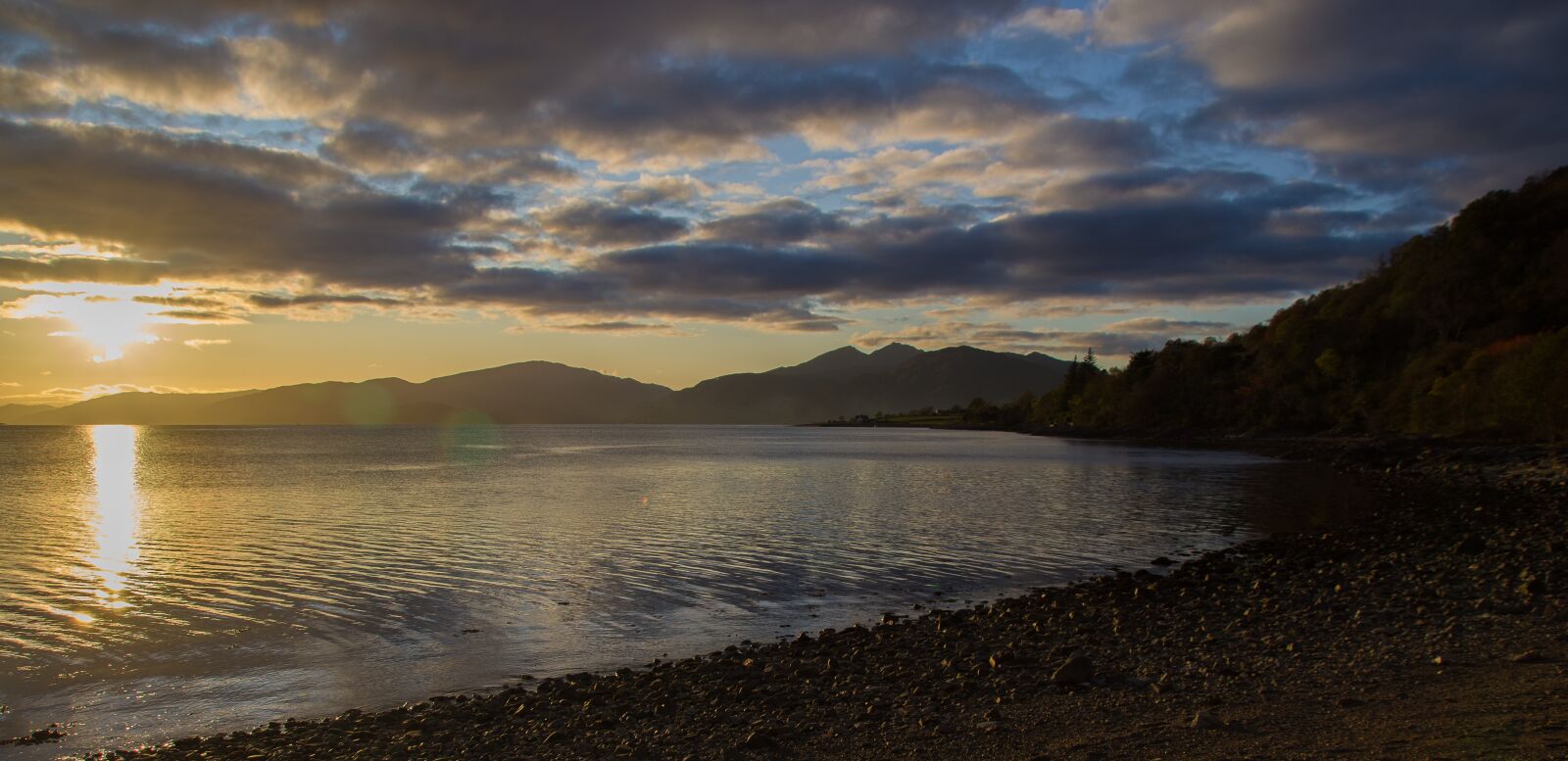 Pentax K-70 sample photo. Lake, sunset, backlighting photography