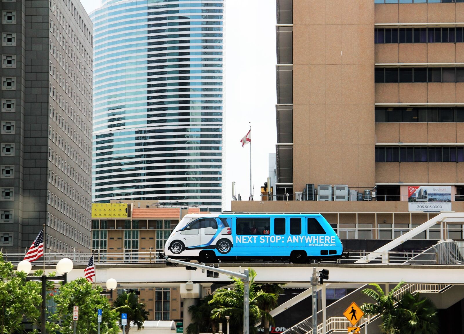 Canon EOS 550D (EOS Rebel T2i / EOS Kiss X4) sample photo. Miami, miami noriel metromover photography
