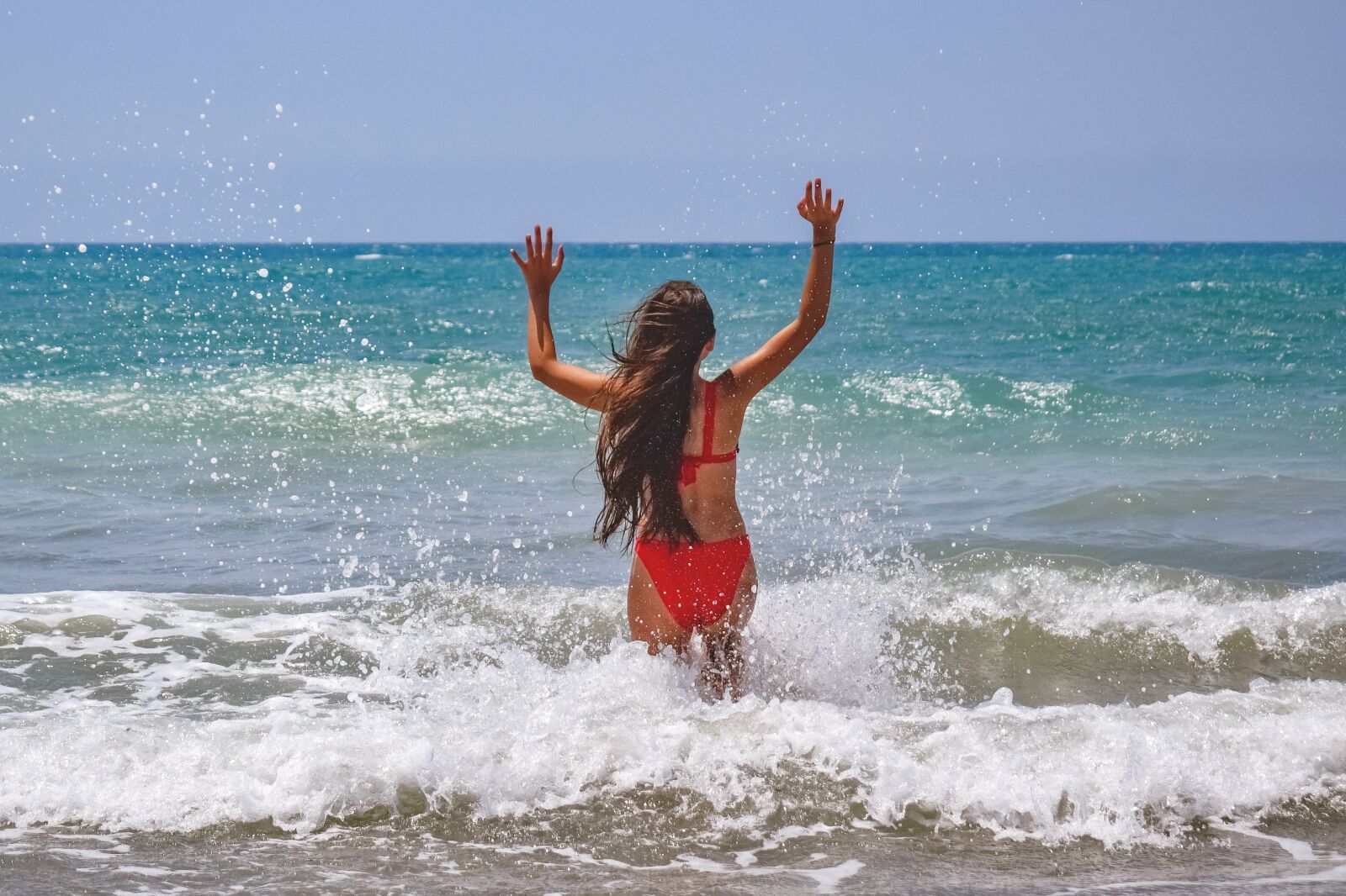 Nikon D3300 sample photo. Girl, sea, summer photography