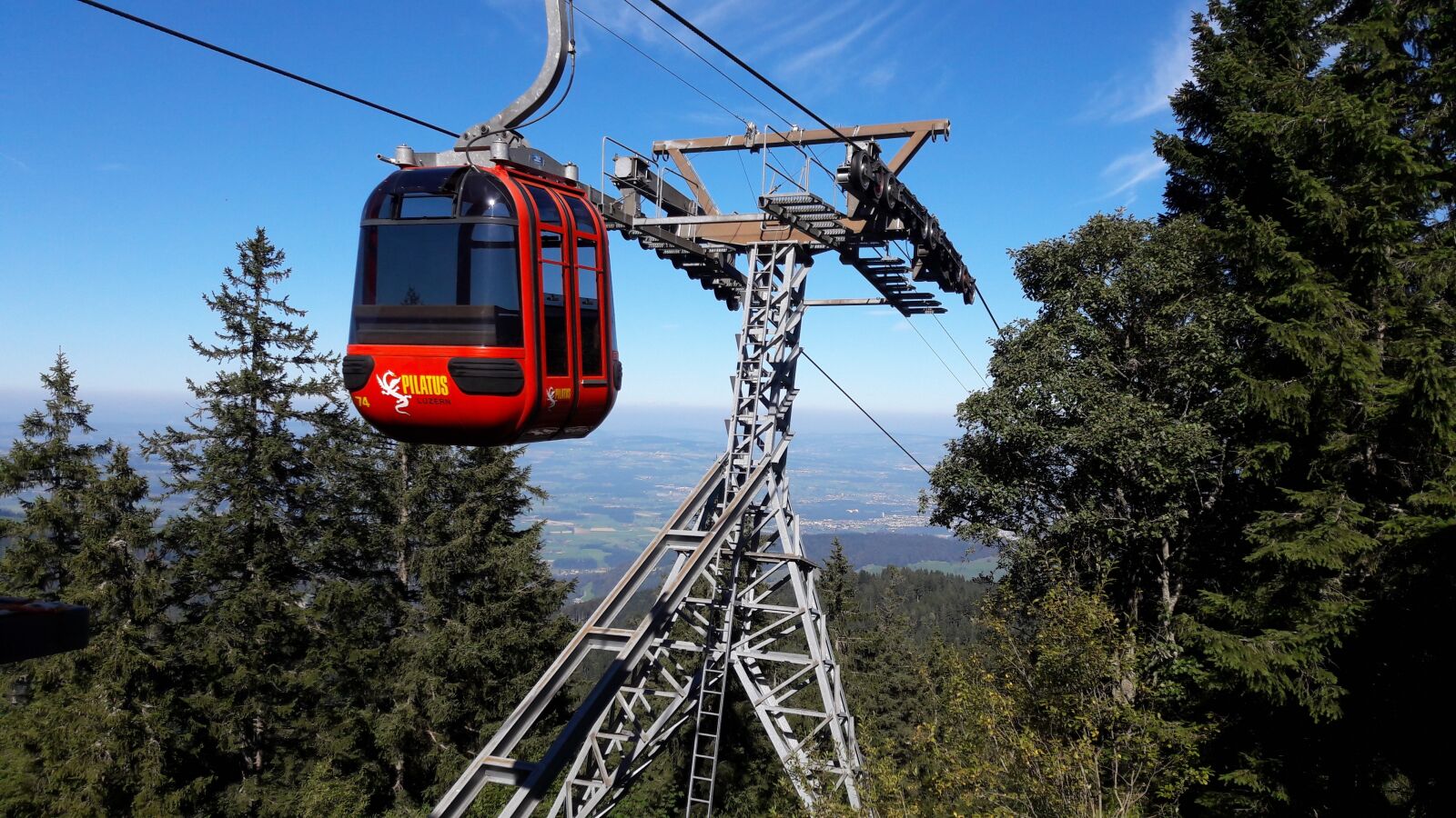 Samsung Galaxy A5(2016) sample photo. Cable car, pilatus, mountain photography