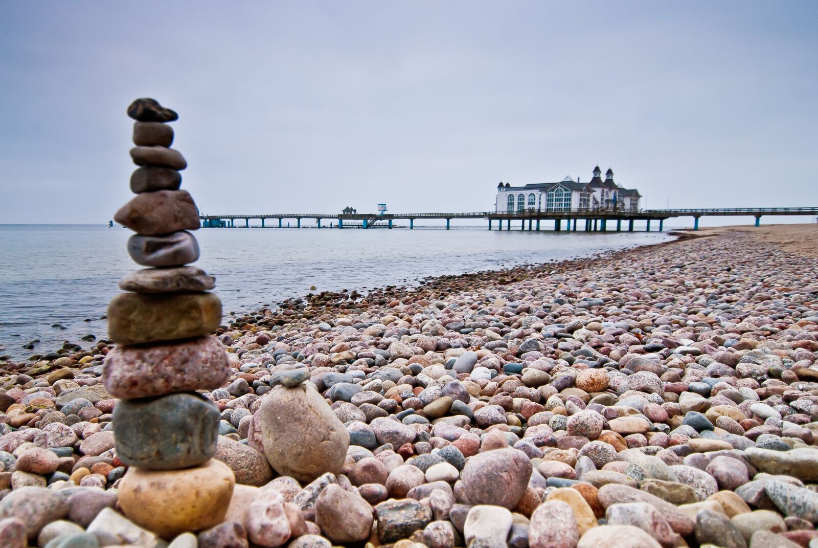 Nikon D80 sample photo. Stones, rügen, sea photography