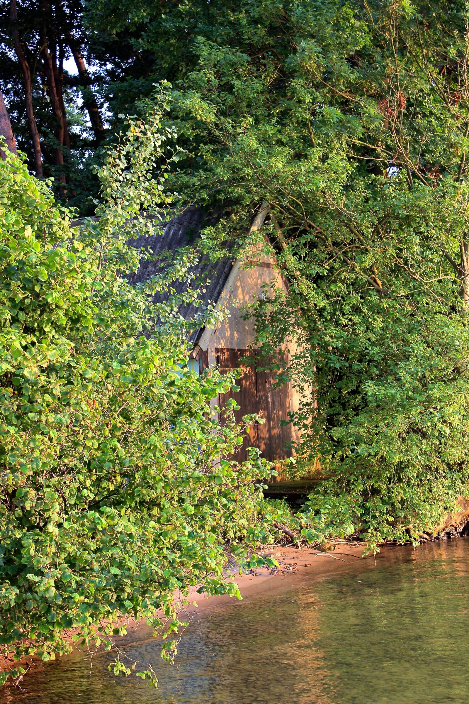 Canon EOS 600D (Rebel EOS T3i / EOS Kiss X5) sample photo. Boat house, bank, wild photography