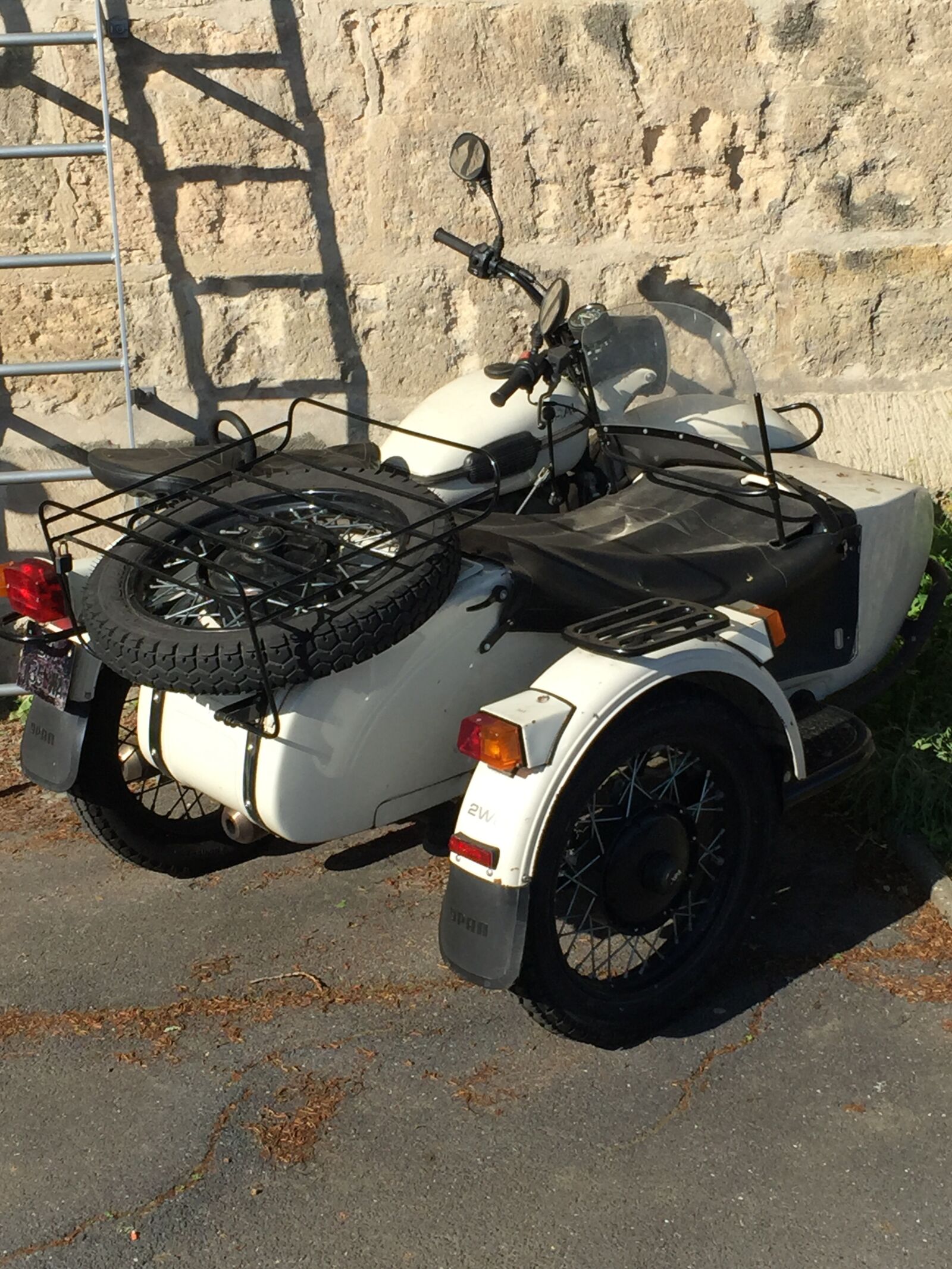 Apple iPhone 6 sample photo. Sidecar, old motorcycle, white photography