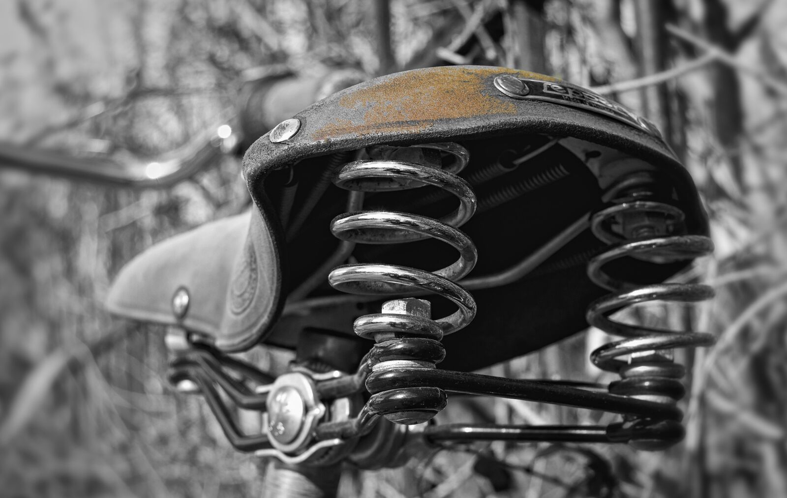 Nikon D3200 sample photo. Saddle, bicycle saddle, leather photography