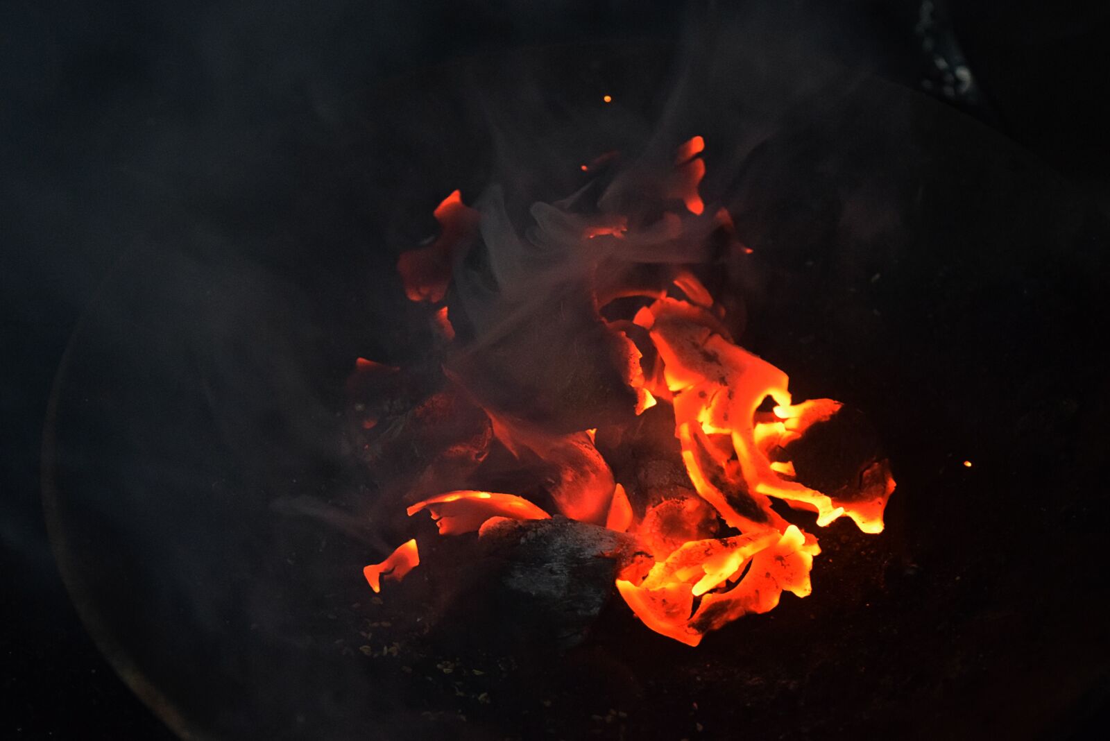 Nikon D5300 sample photo. Fire, black, red photography