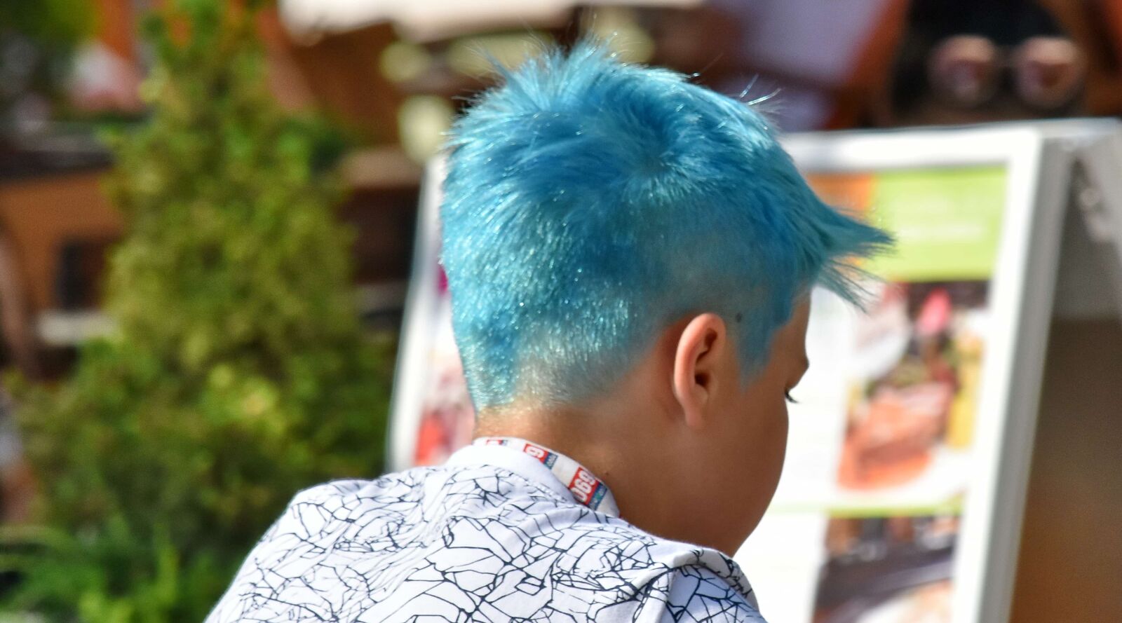 Nikon D5500 sample photo. Attention, attraction, blue, child photography