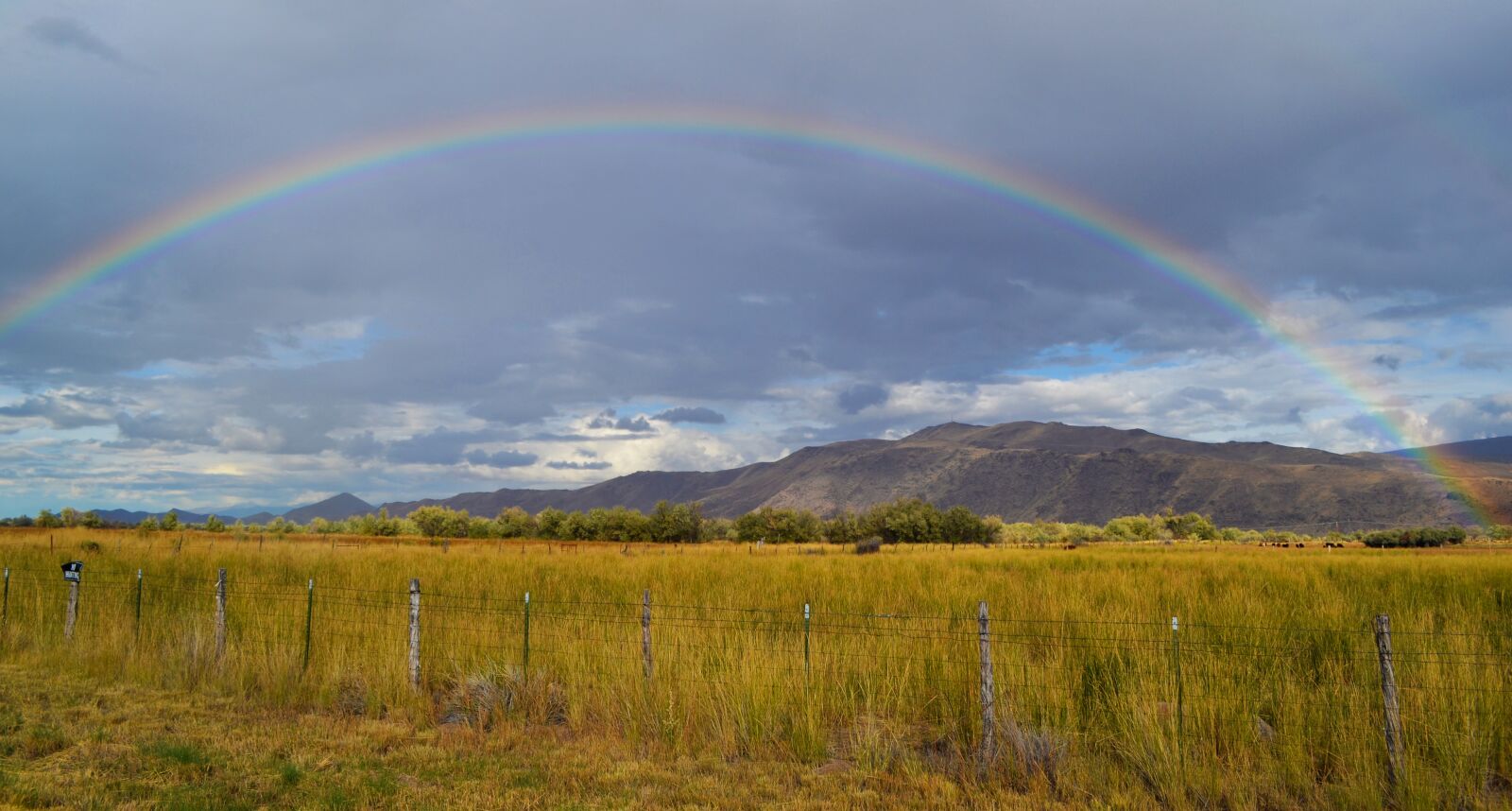 Nikon D3100 sample photo. Rainbow, landscape, sky photography
