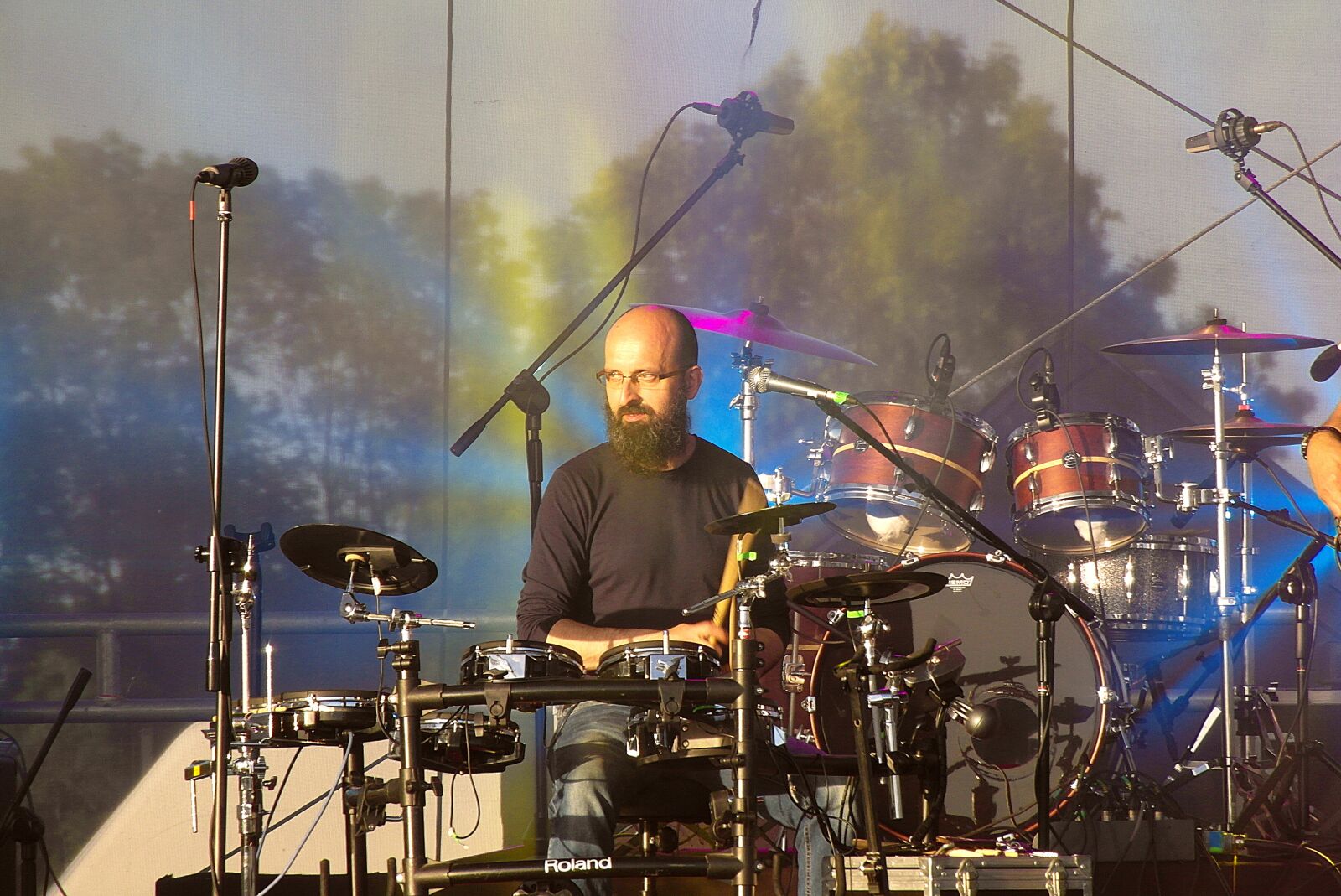 Samsung WB750 sample photo. Percussion, drummer, musician photography
