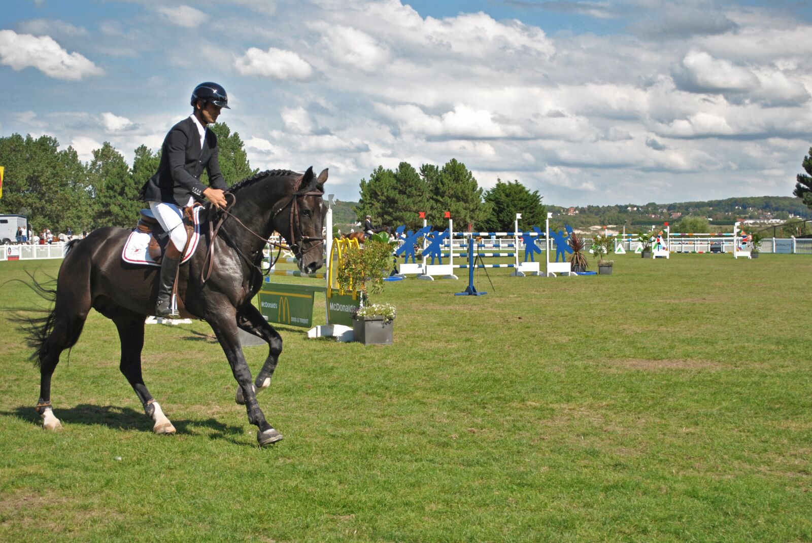 Nikon D3000 sample photo. Ipodrom, horse, rider photography
