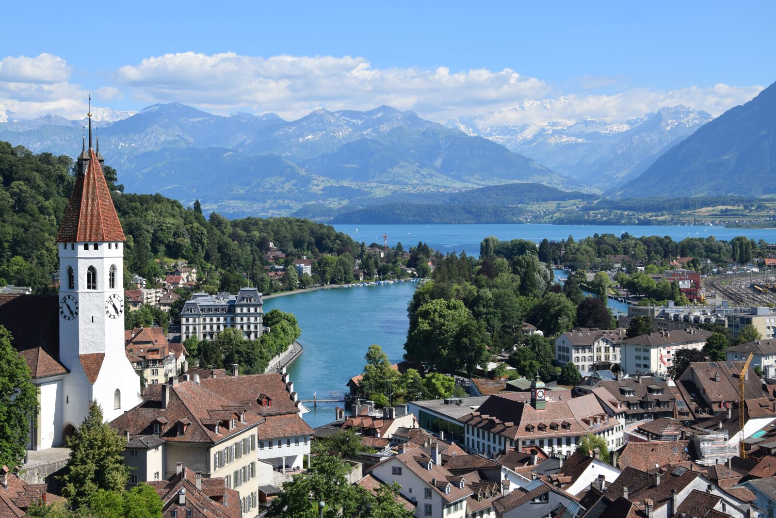 Nikon D5300 sample photo. Thun, switzerland, alps photography