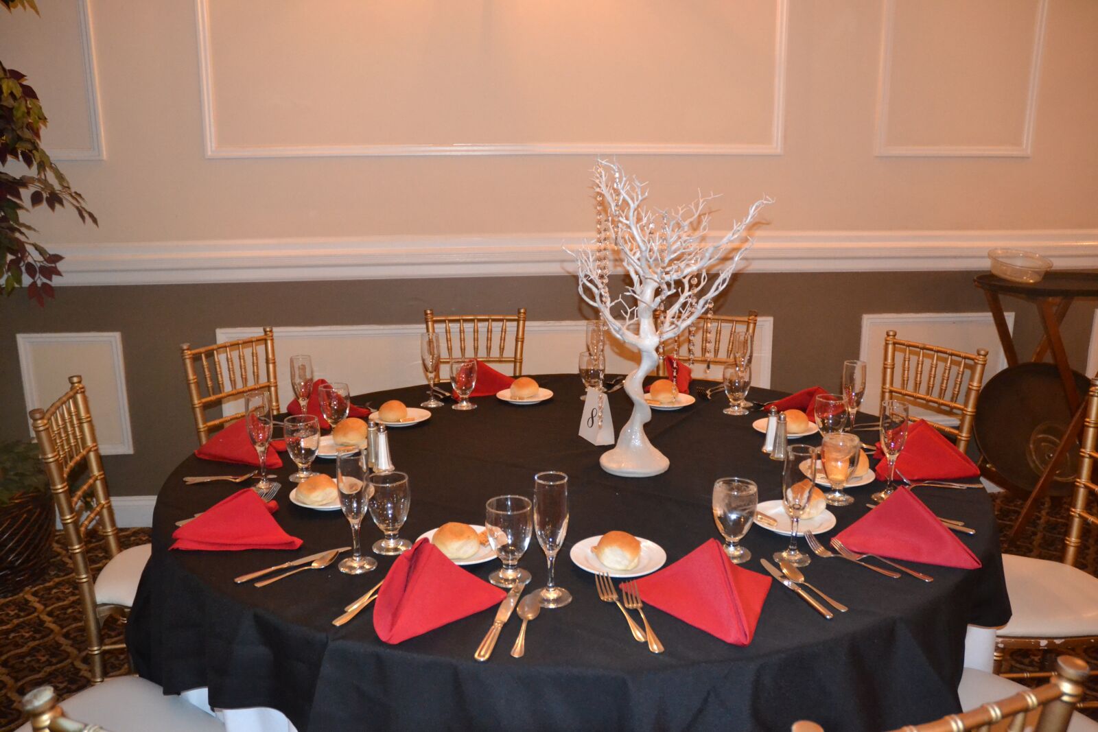 Nikon D3100 sample photo. Table set, black and photography