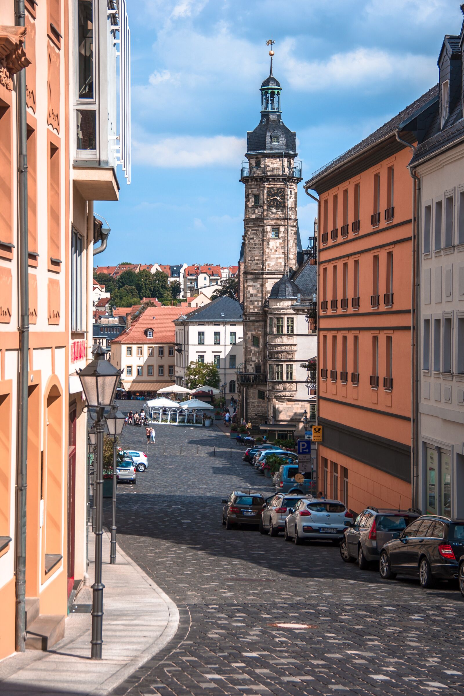 Canon EF-S 18-135mm F3.5-5.6 IS sample photo. Altenburg, road, downtown photography