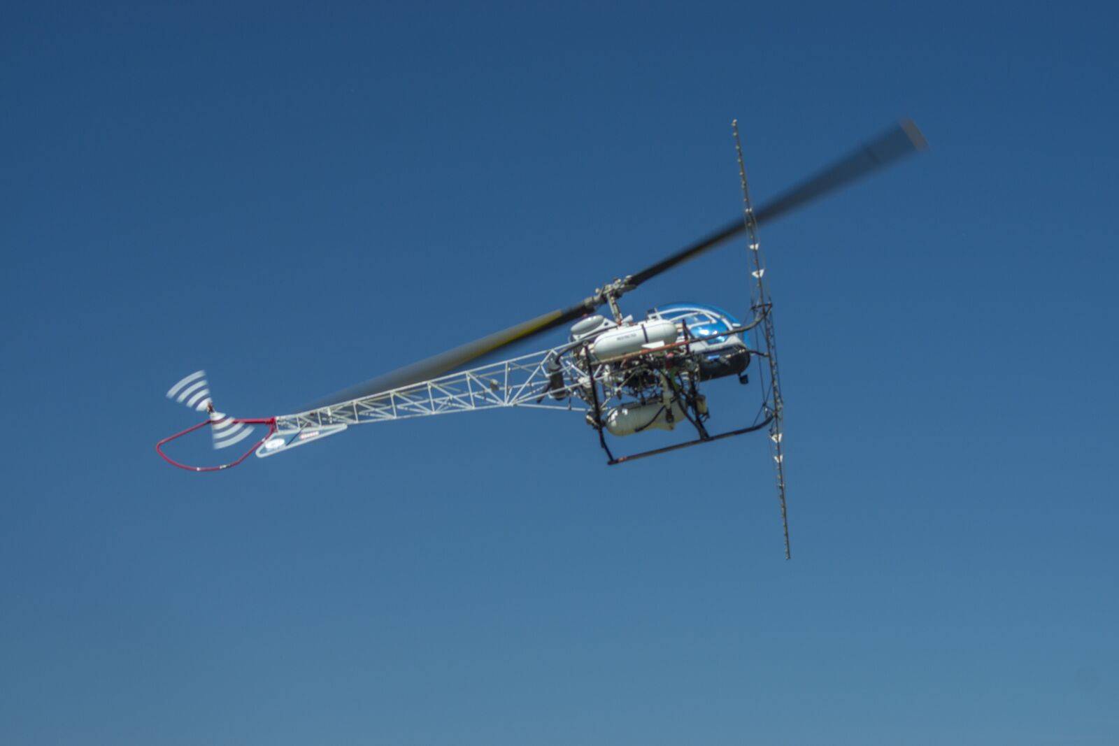 Sony SLT-A65 (SLT-A65V) sample photo. Helicopter, crop duster, flying photography