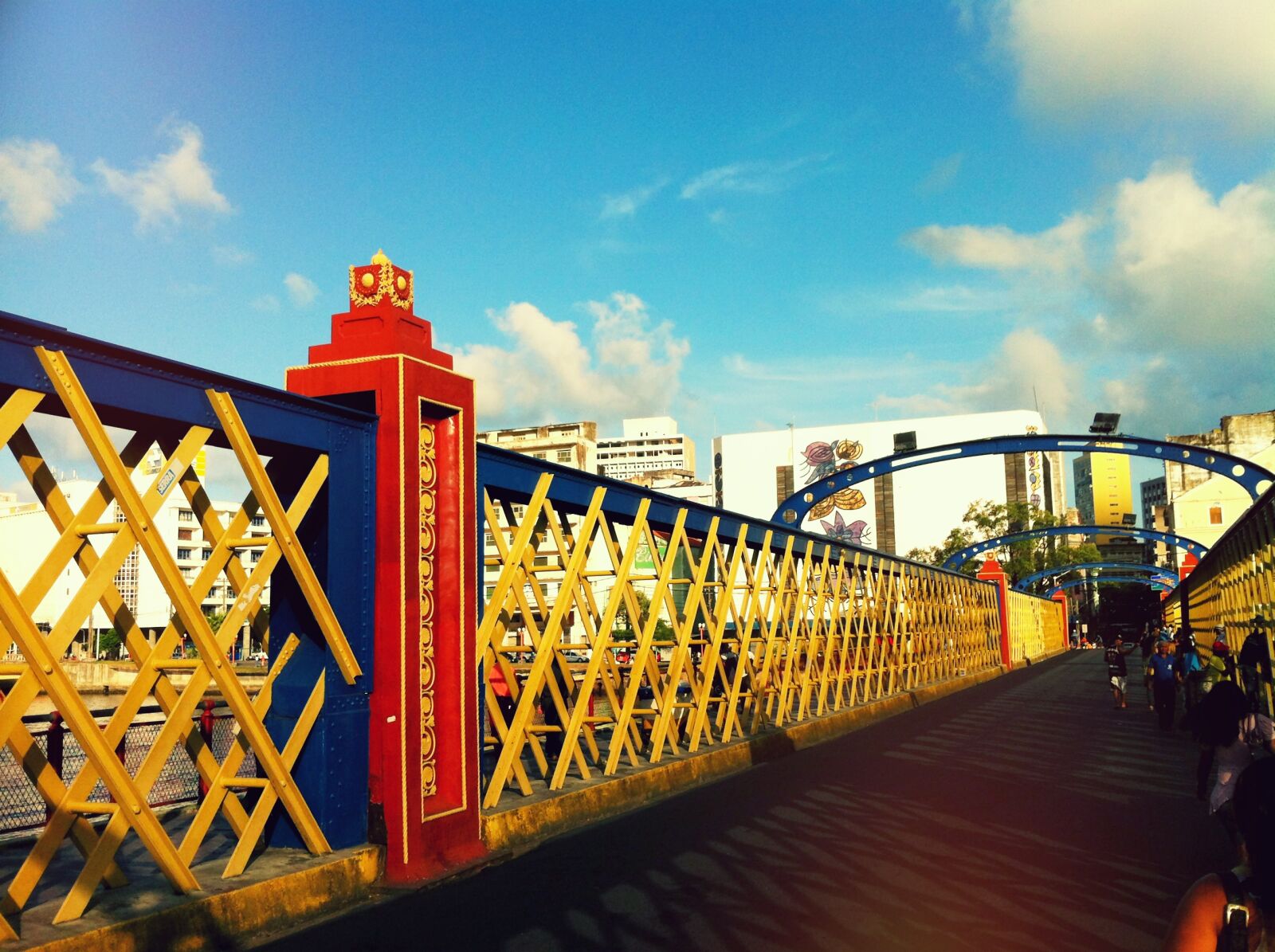 Apple iPhone 4 sample photo. Brazil, bridge, recife, travel photography