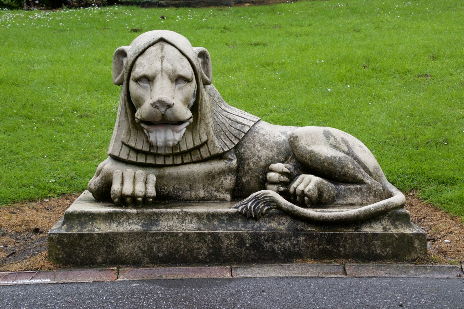 Nikon D7100 sample photo. Lion, statue, stone photography