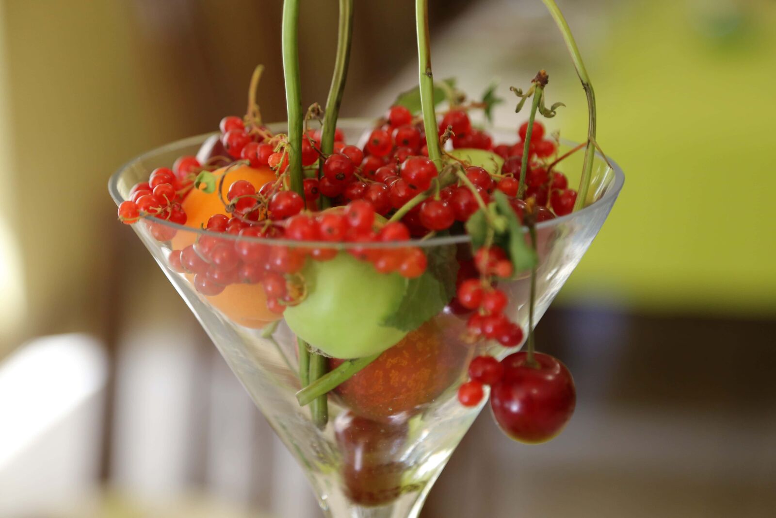 Canon EF 24-105mm F4L IS USM sample photo. Fruit cocktail, fruit, cherries photography