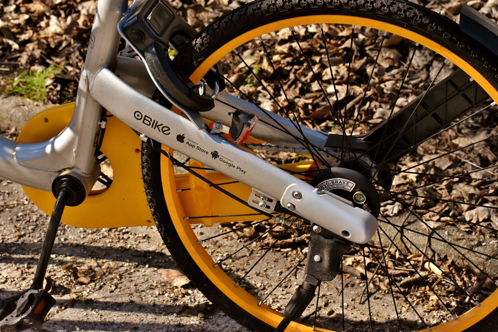 Nikon D7200 sample photo. City bike, obike munich photography