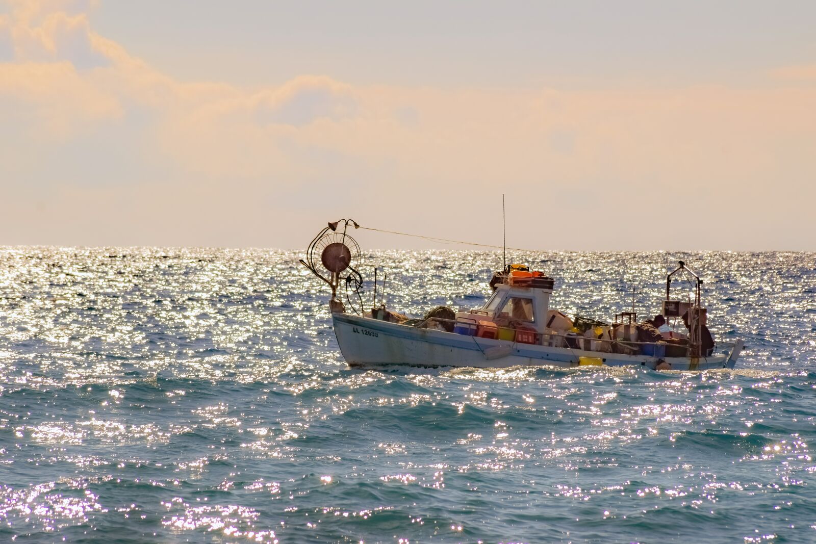 Nikon D3300 sample photo. Boat, sea, fishing time photography