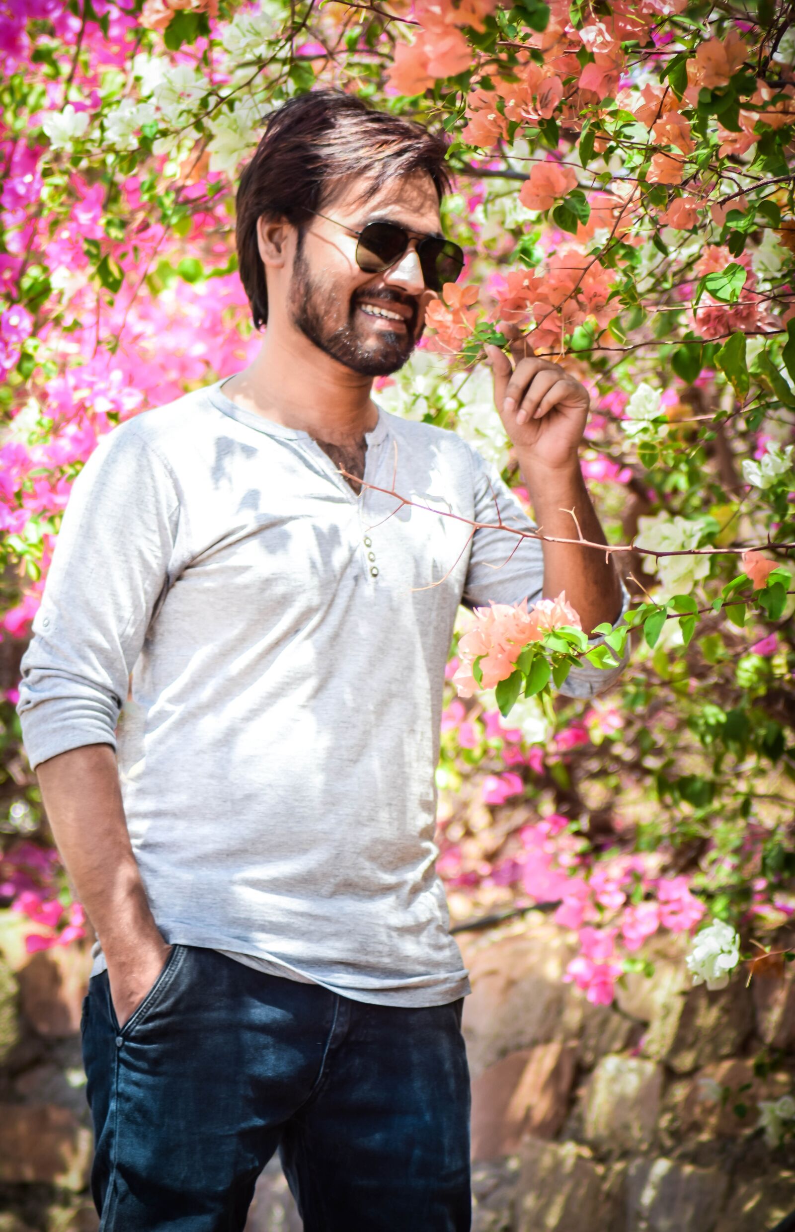 Nikon D5300 sample photo. Happy, flowers, shades photography