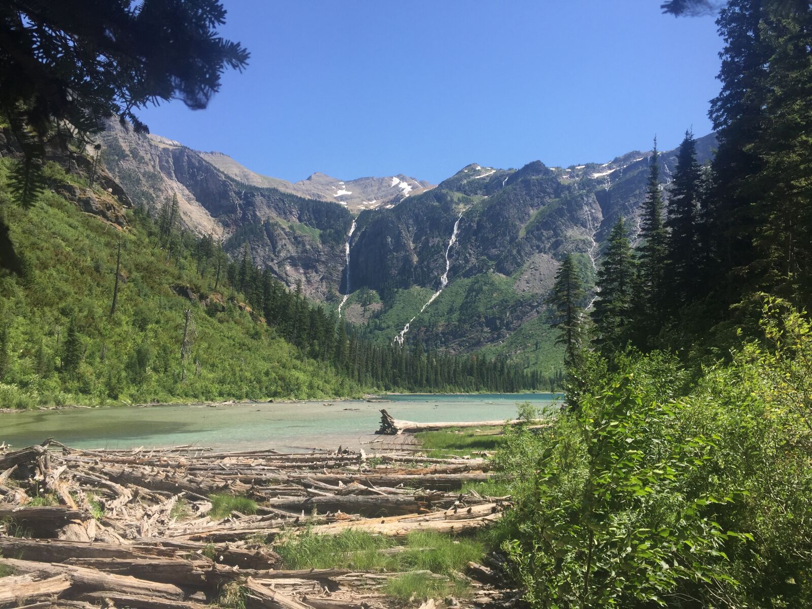 iPhone 6 Plus back camera 4.15mm f/2.2 sample photo. Glacier national park, glacial-fed photography