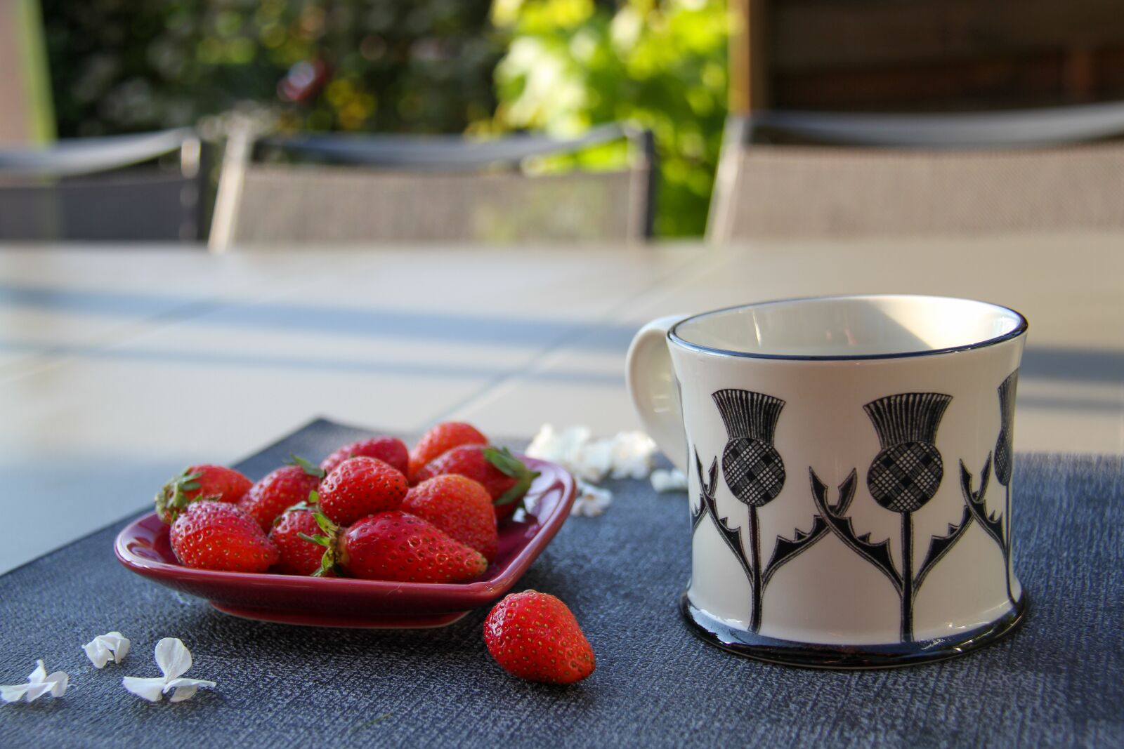 Canon EOS 7D sample photo. Strawberries, coffee, breakfast photography