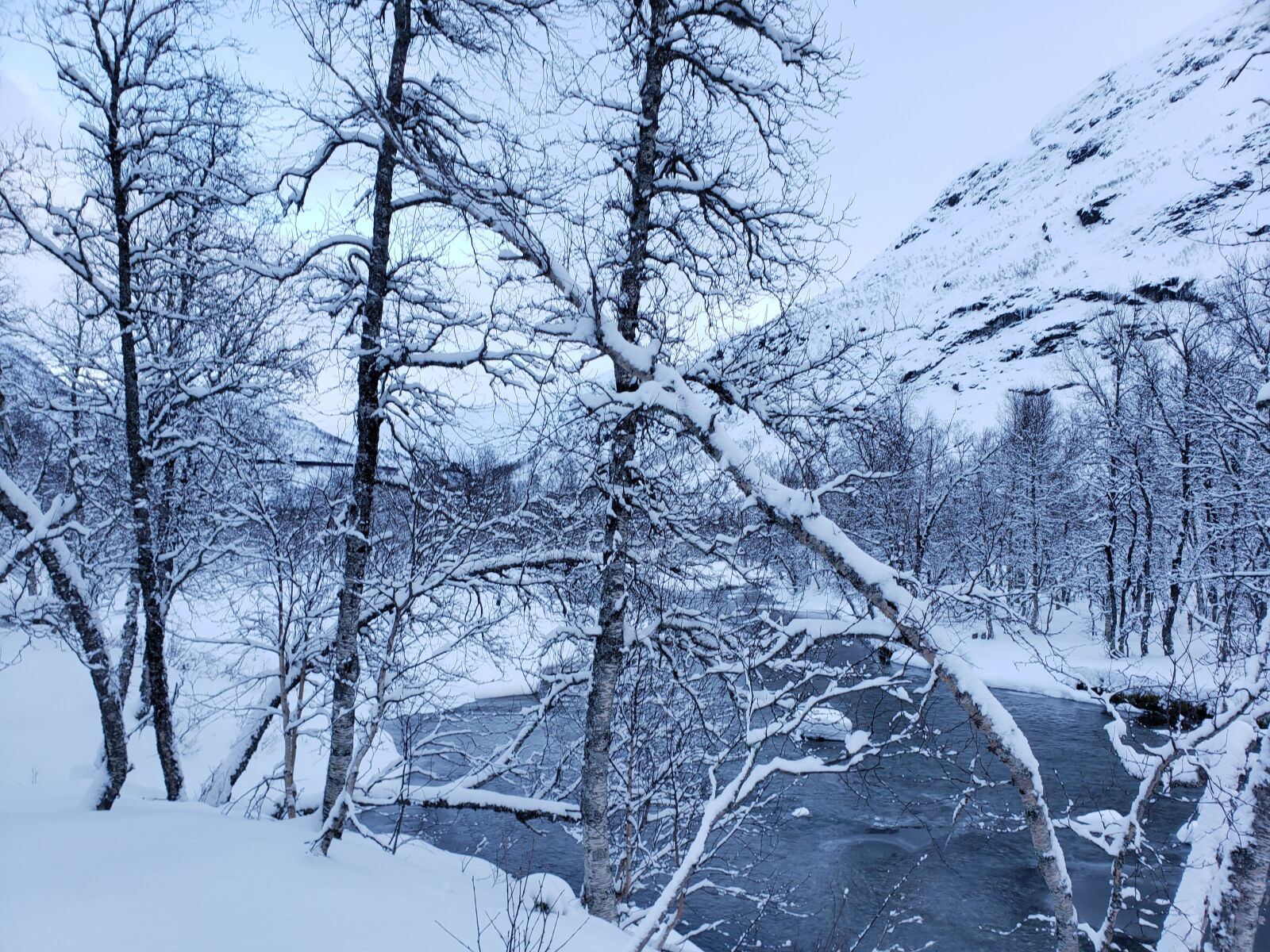 Samsung Galaxy Note9 sample photo. Norway, raundalen valley, snow photography
