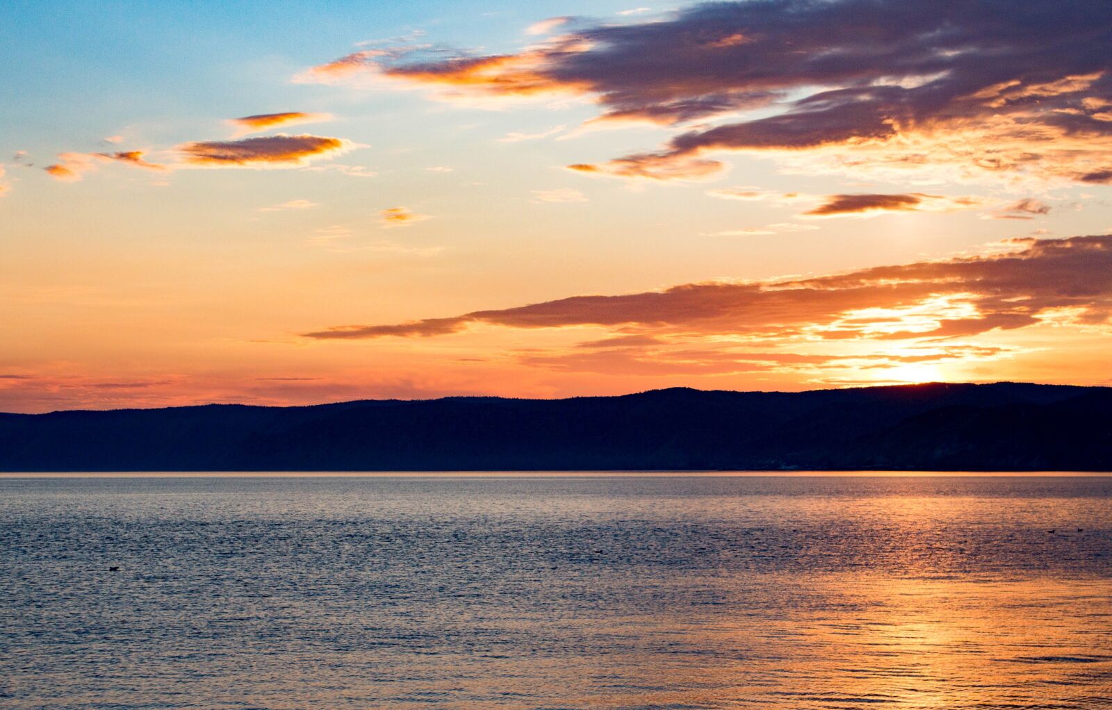 Canon EOS 650D (EOS Rebel T4i / EOS Kiss X6i) sample photo. Sunset, baikal lake, siberia photography