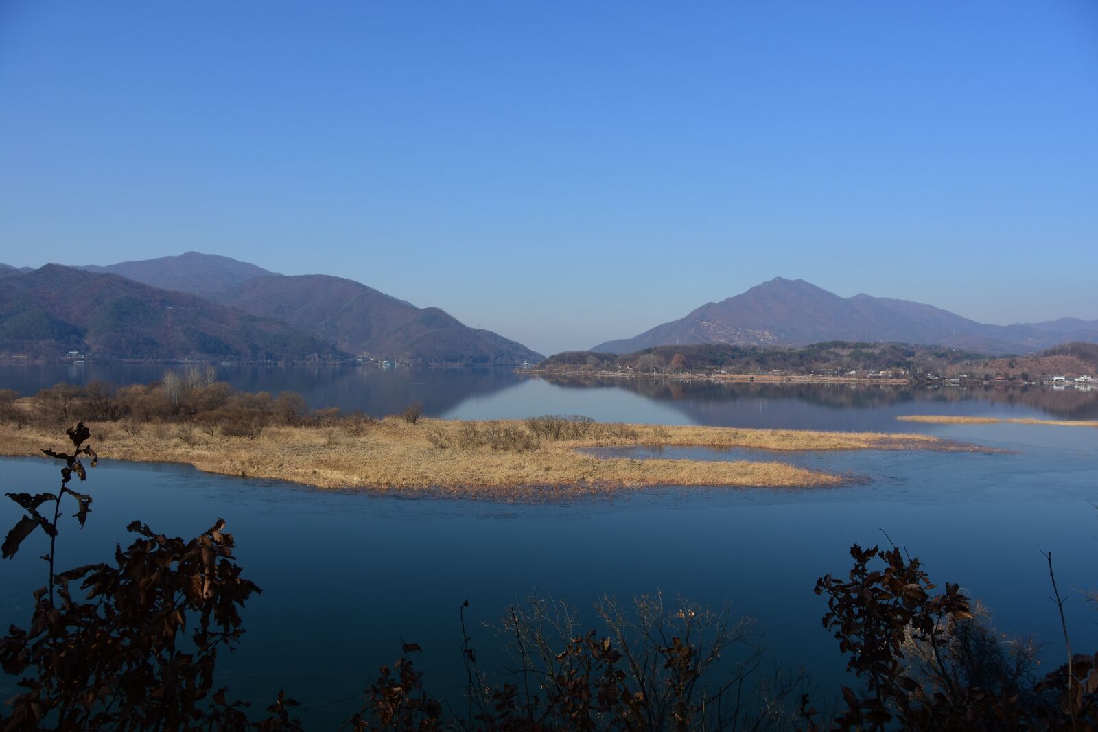 Nikon D7200 sample photo. Winter, lake side, gapyeong photography