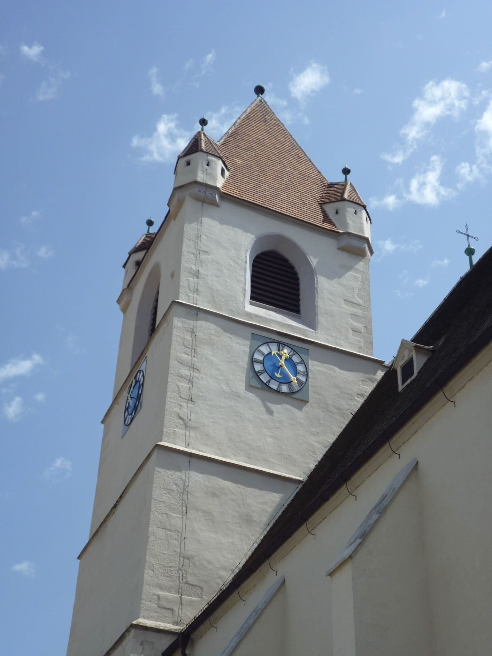 Panasonic Lumix DMC-S1 sample photo. Clock, sky, church tower photography