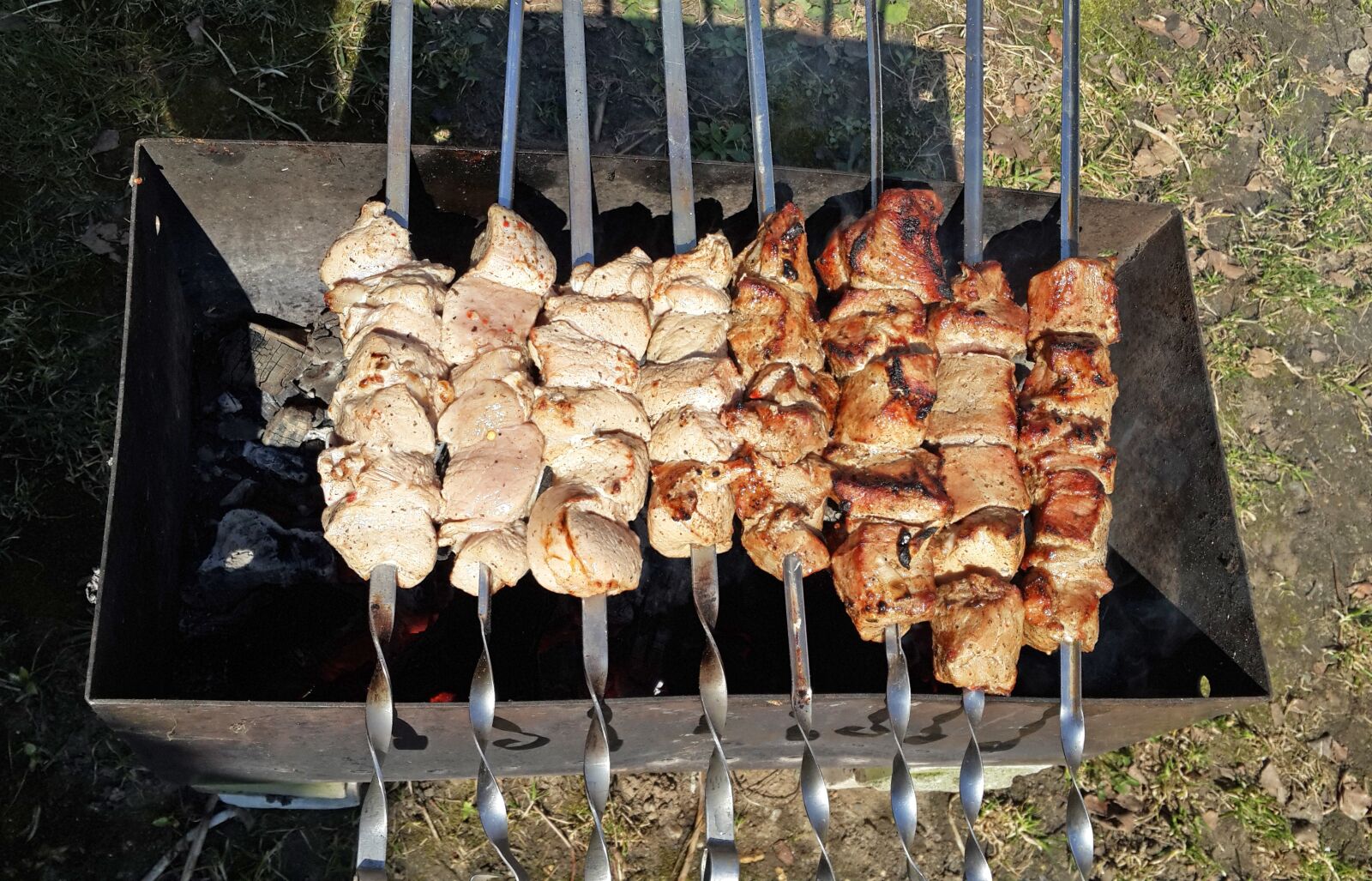 Samsung Galaxy S4 sample photo. Shish kebab, mangal, fried photography
