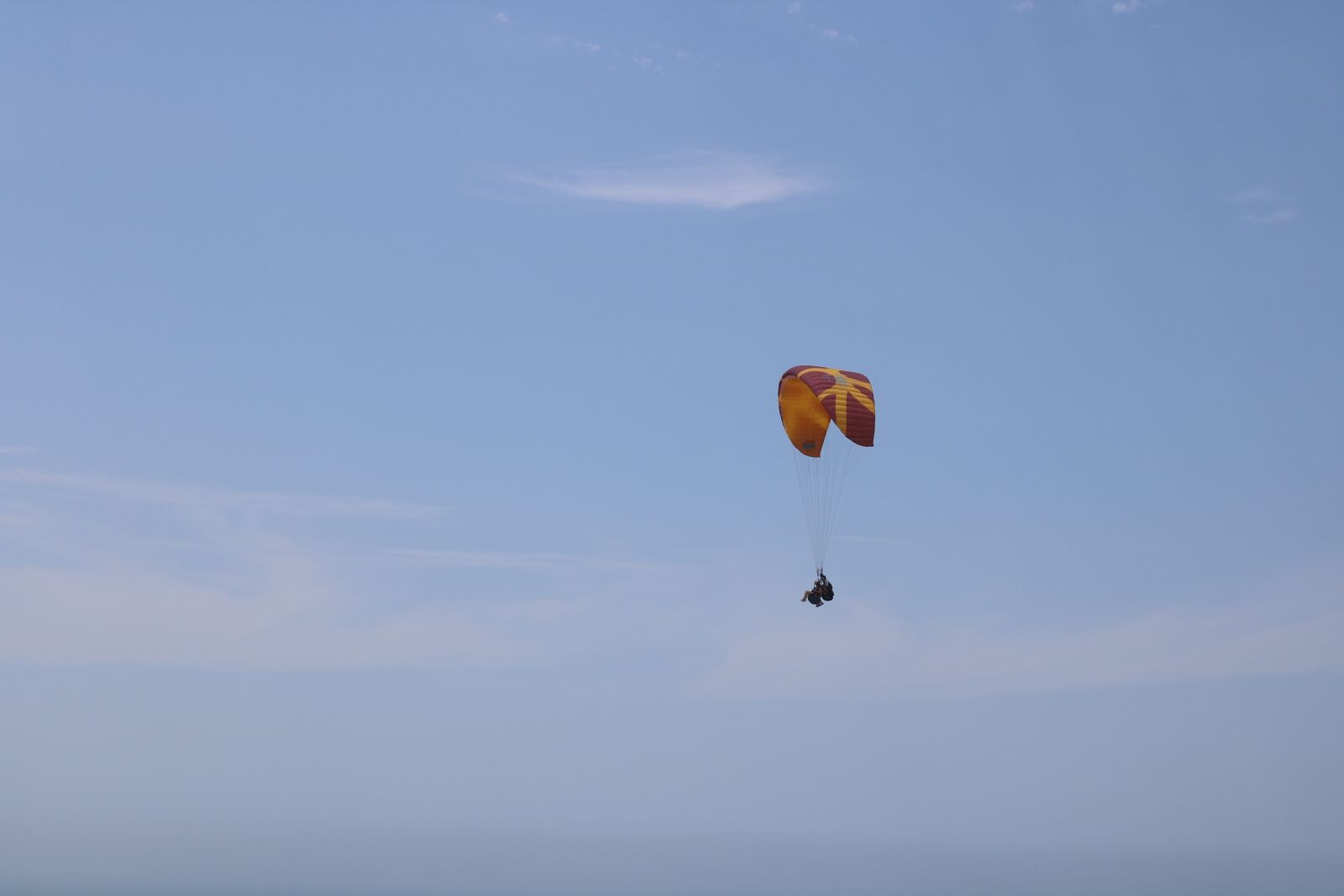 Canon EOS 750D (EOS Rebel T6i / EOS Kiss X8i) sample photo. Sky, parachute, outdoor photography