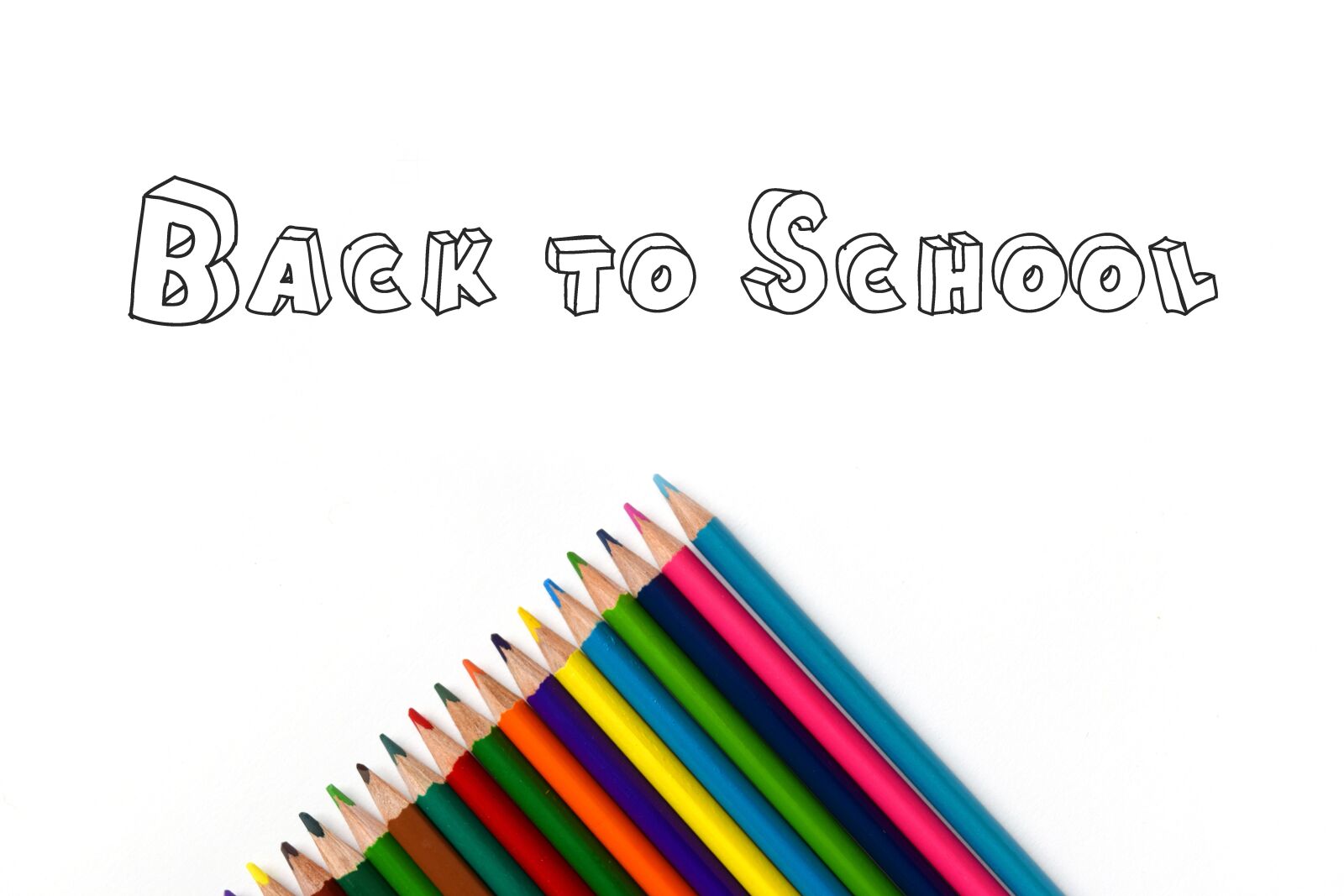 Nikon D3300 sample photo. Back to school, pencils photography