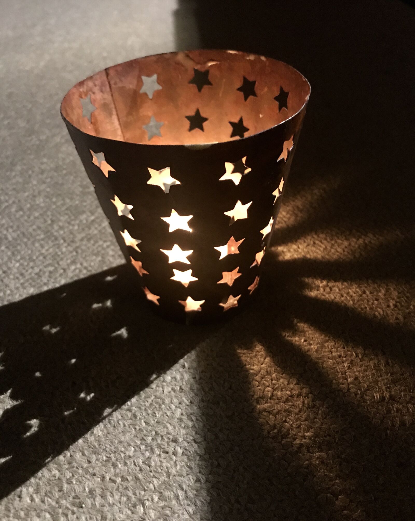 Apple iPhone 7 Plus sample photo. Candle, light, star photography