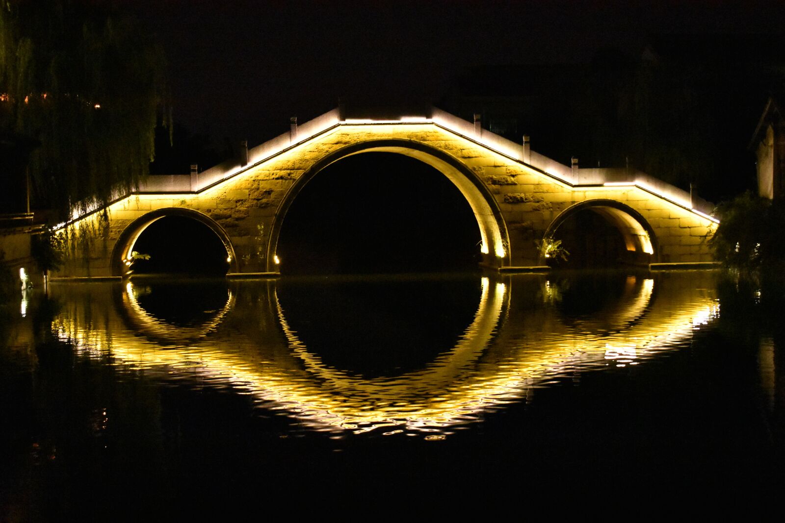Nikon D3400 sample photo. The ancient town, night photography