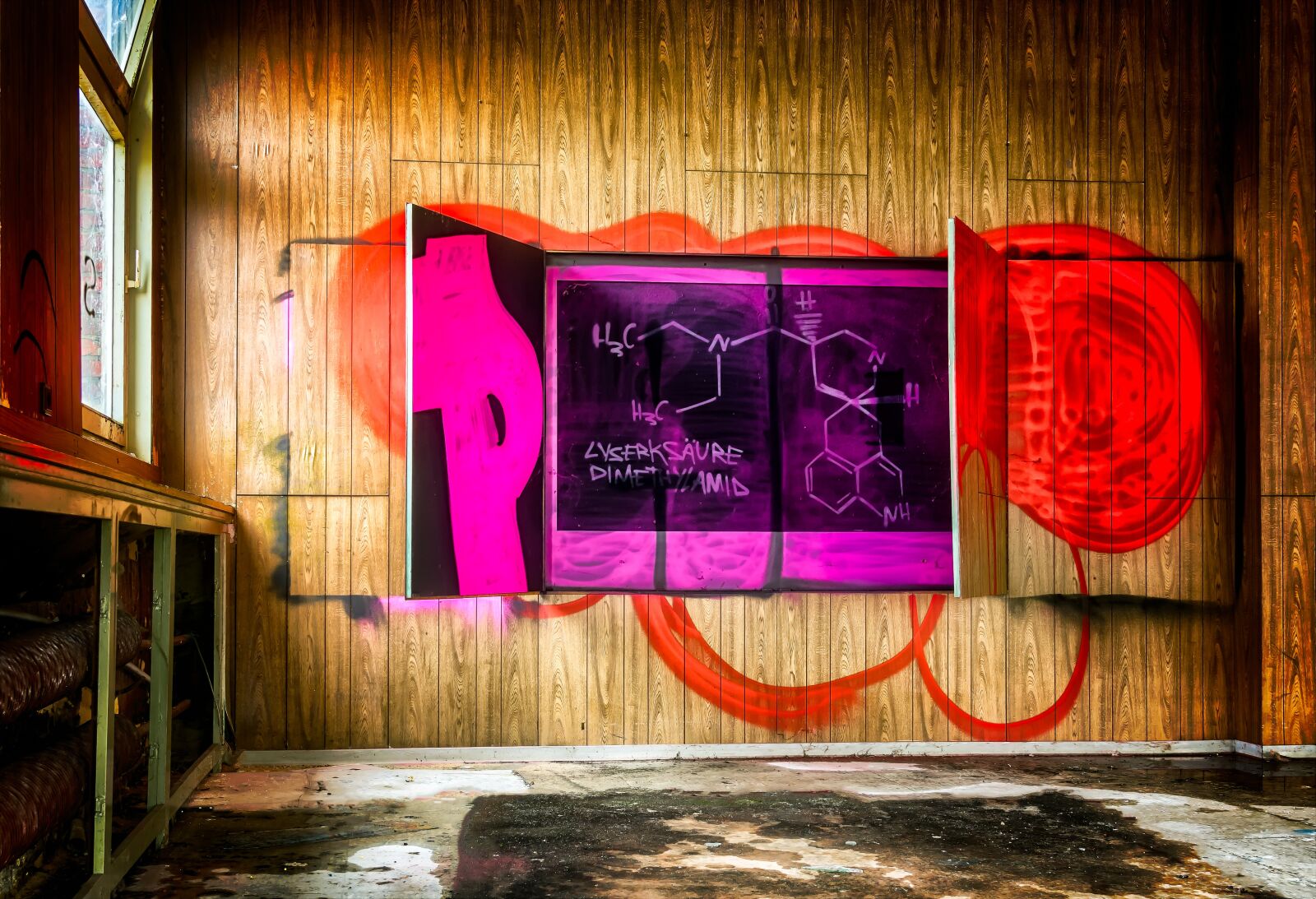 Nikon D3300 sample photo. Lost places, graffiti, board photography