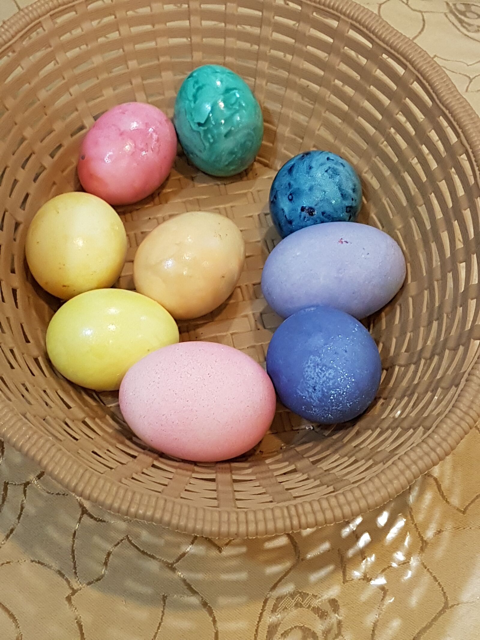 Samsung Galaxy S7 sample photo. Easter, eggs, basket photography