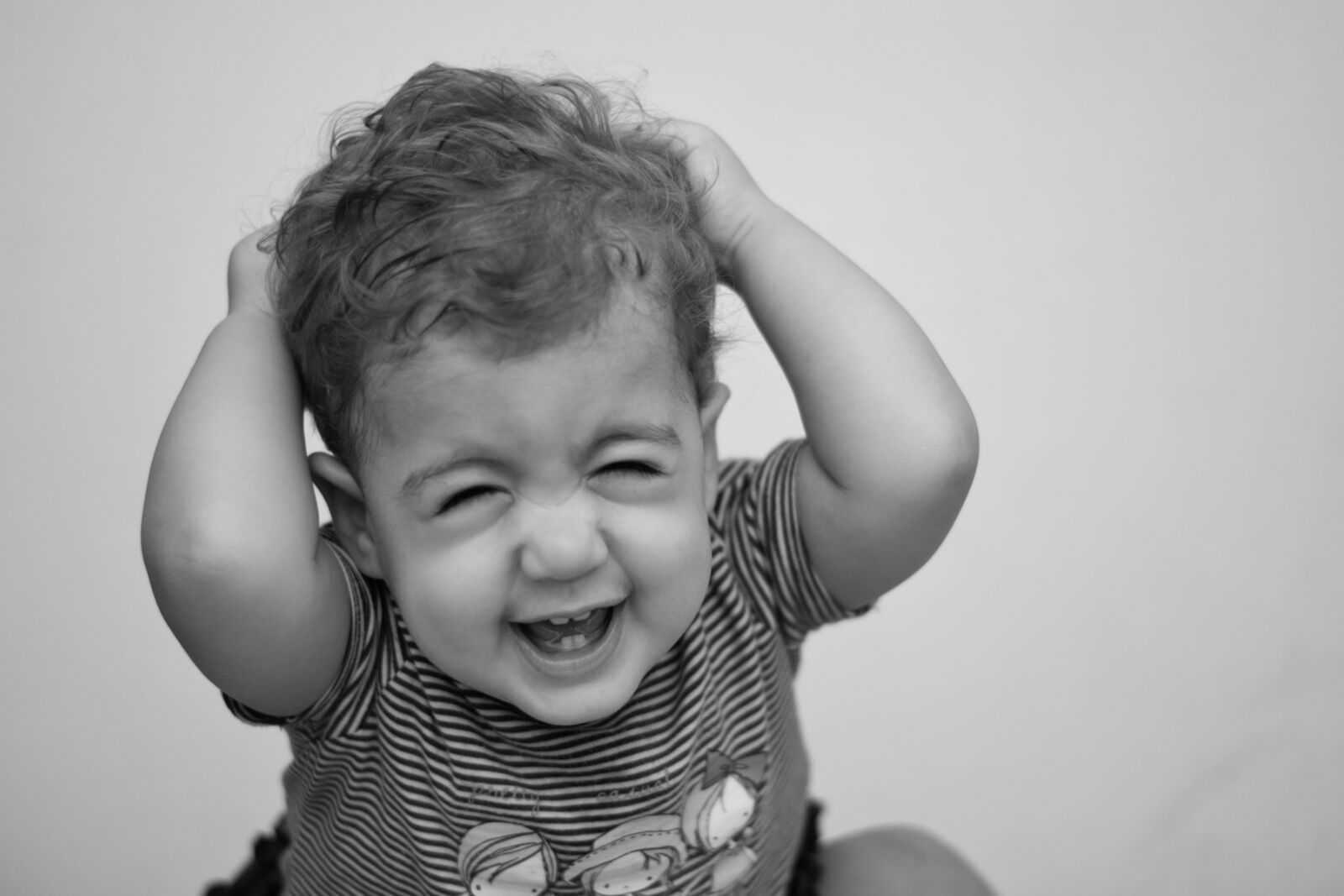 Nikon D5500 sample photo. Baby, black, and, white photography
