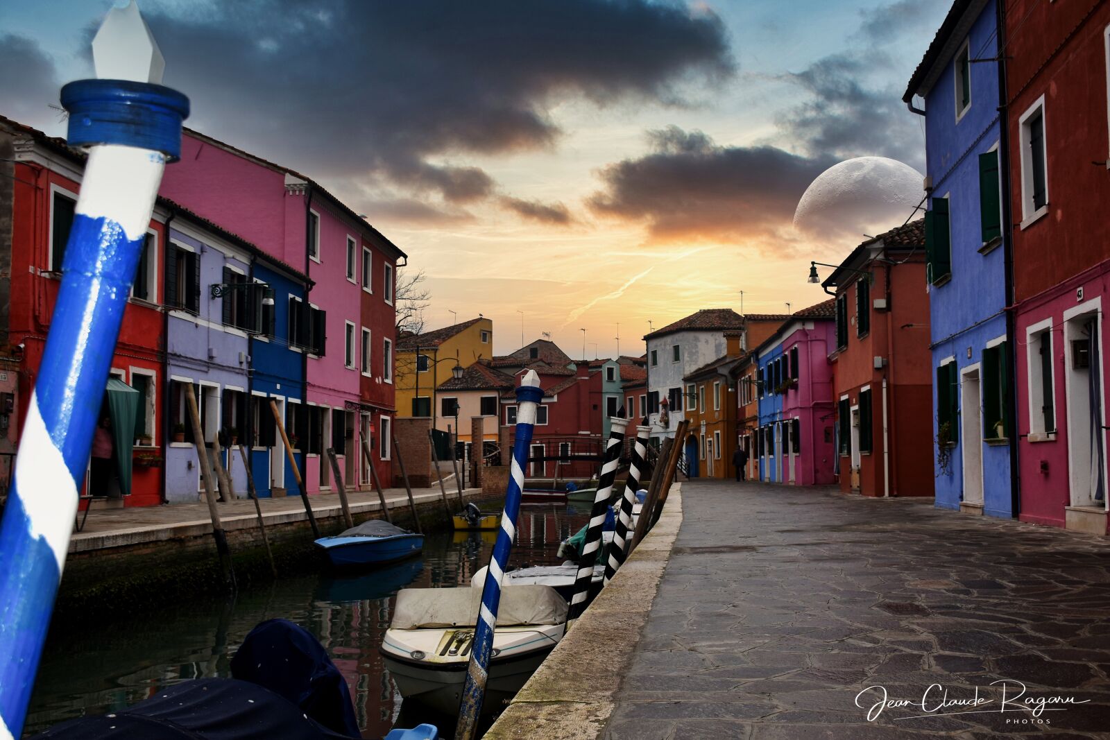 Nikon D5600 sample photo. Channel, burano clouds, italy photography