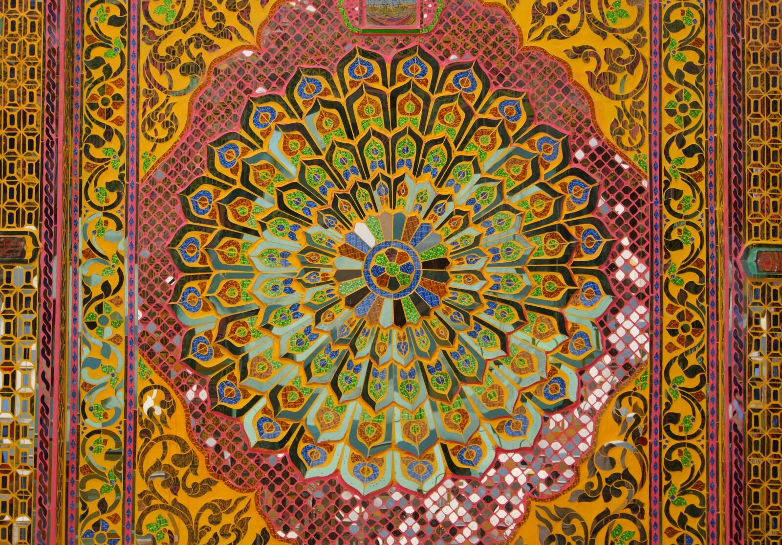 Sony Alpha DSLR-A230 sample photo. Mosaic, kaleidoscope, pattern photography