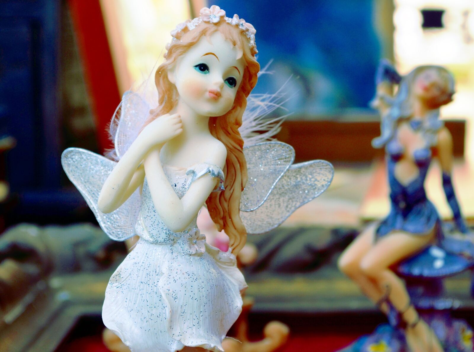 Nikon D5100 sample photo. Fairy, ornament, flea market photography