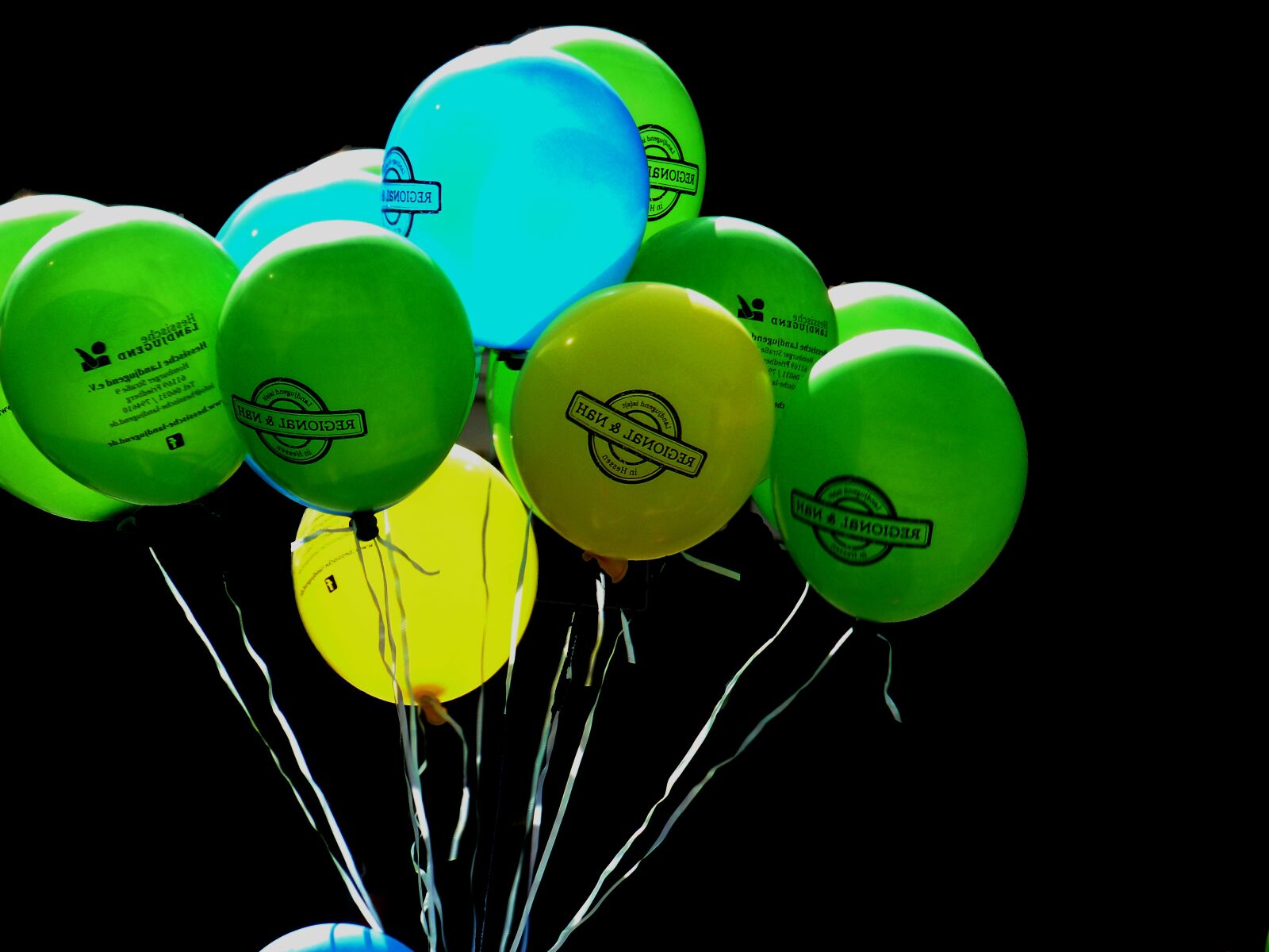 Panasonic DMC-TZ7 sample photo. Balloon, colorful balloons, colorful photography