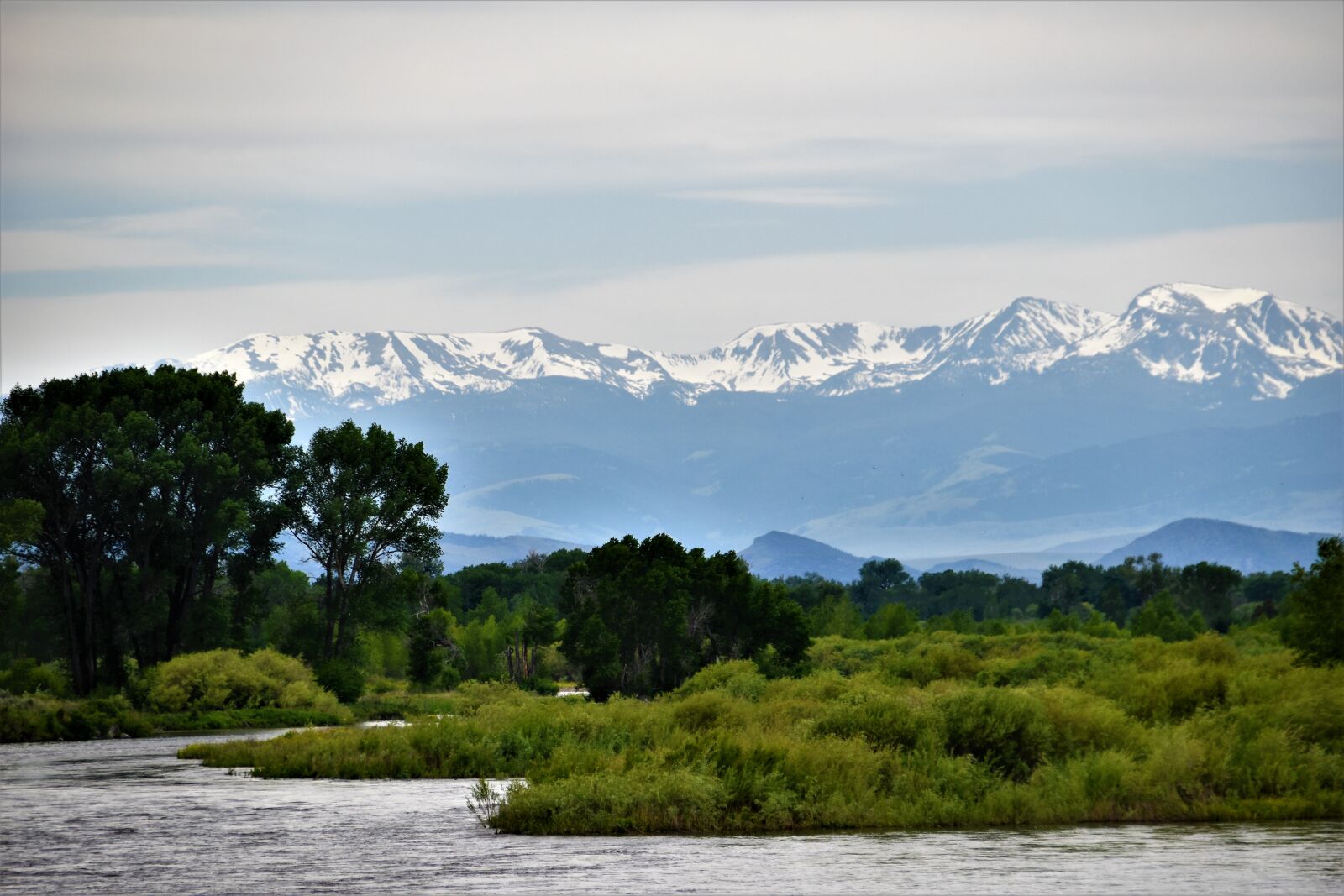 Nikon D5500 sample photo. Montana, mountains, river, scenery photography