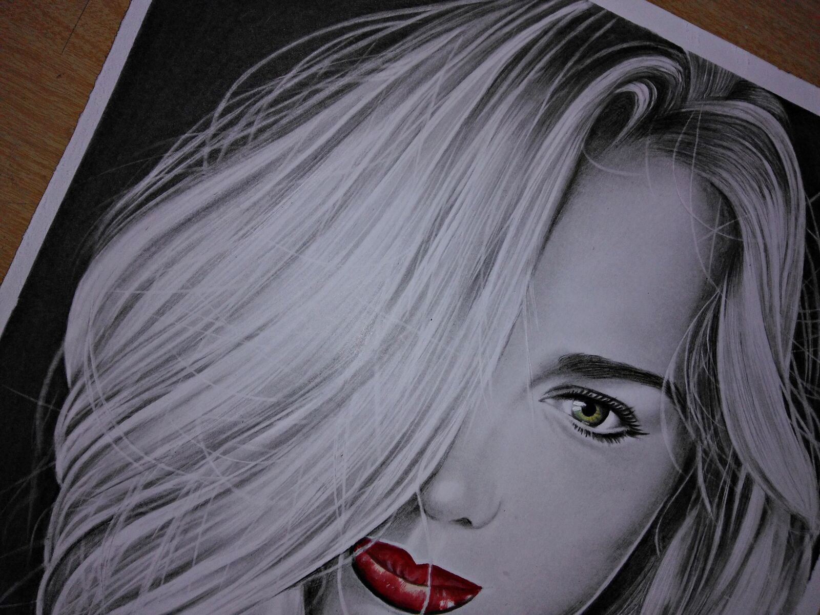 Motorola Moto G Play sample photo. Drawing realistic, designer, portrait photography