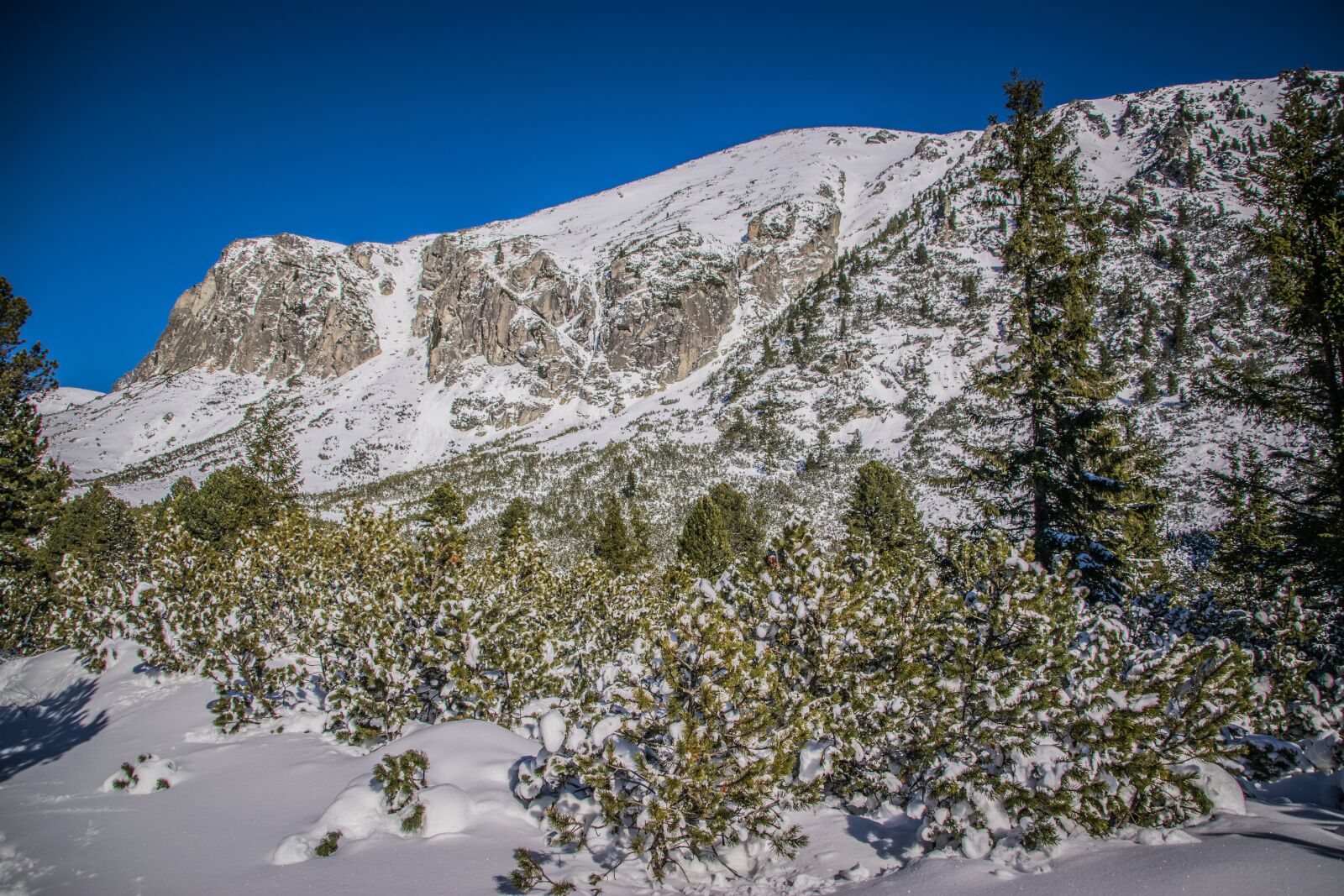 Nikon D5300 sample photo. Mountains, winter, snow photography