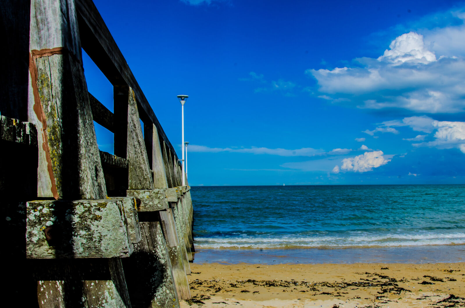 Nikon D7000 sample photo. Sea, water, clouds, blue photography