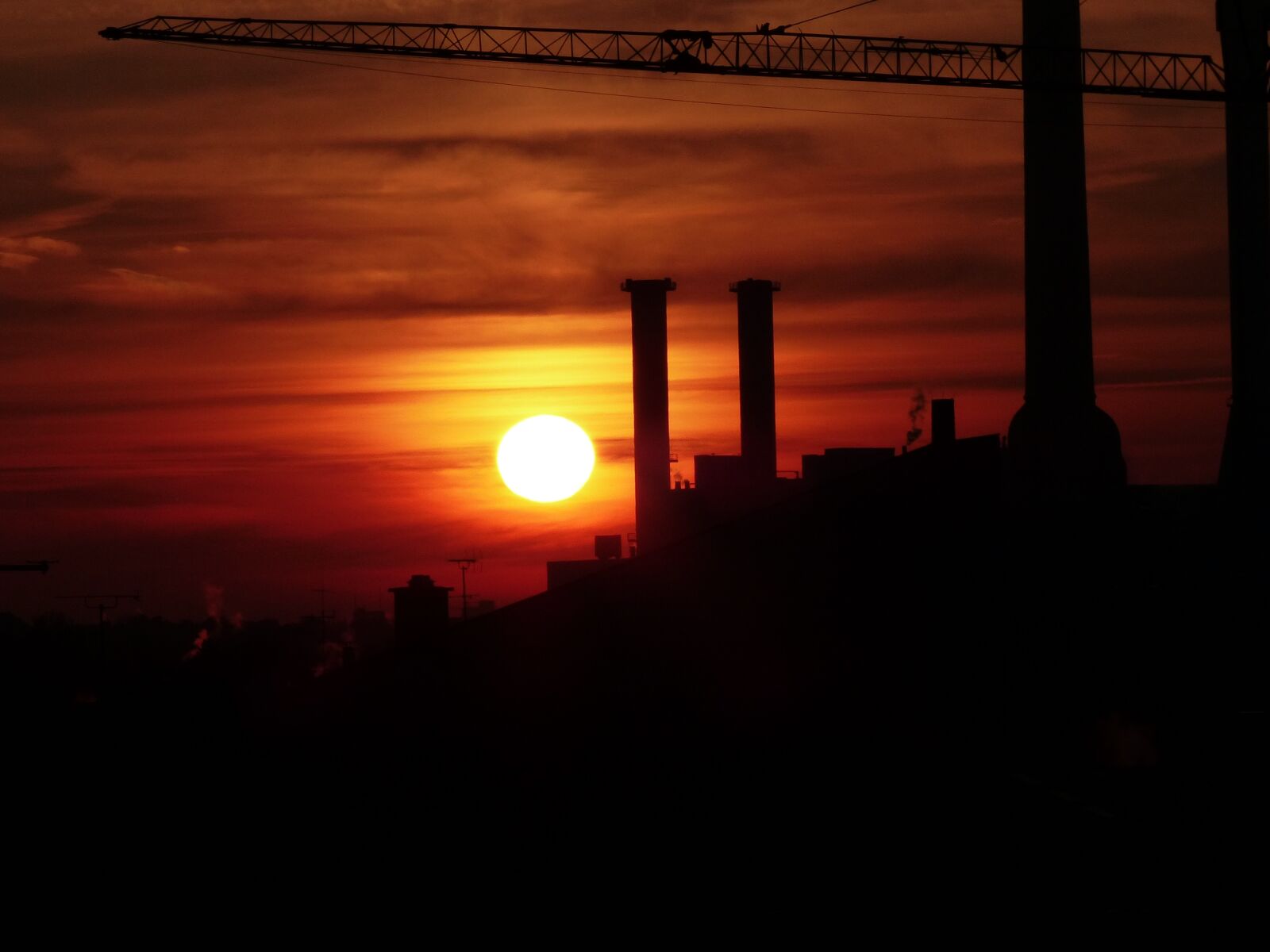 Panasonic Lumix DMC-FZ200 sample photo. Sunset, afterglow, abendstimmung photography
