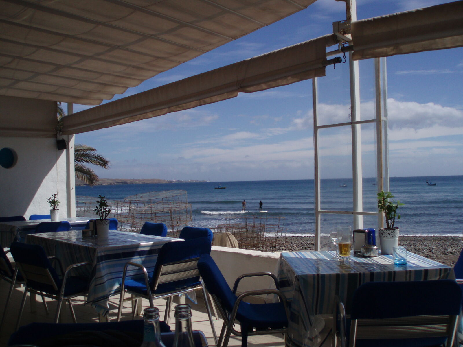 Olympus u700,S700 sample photo. Restaurant, sea, view, spain photography