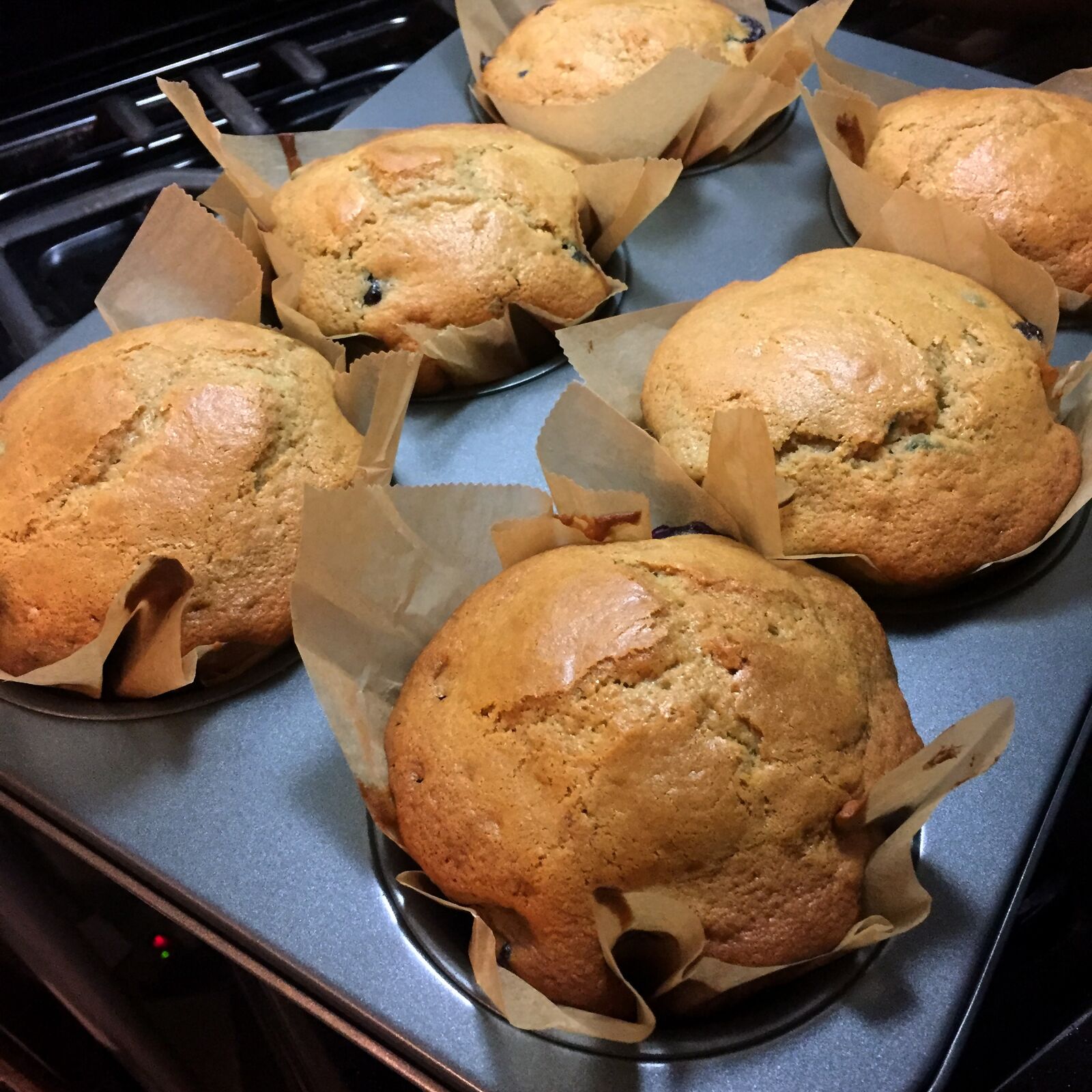 iPhone 6 back camera 4.15mm f/2.2 sample photo. Muffins, baking, cornbread photography