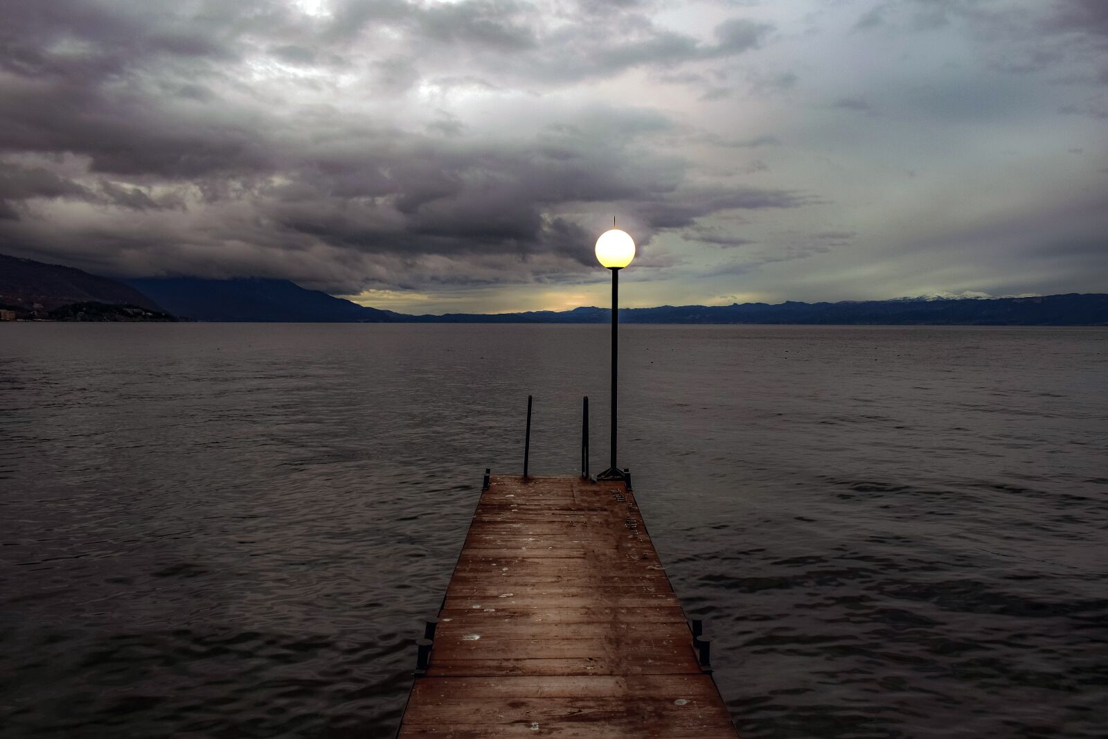 Nikon D3300 sample photo. Pier, dock, lamp photography